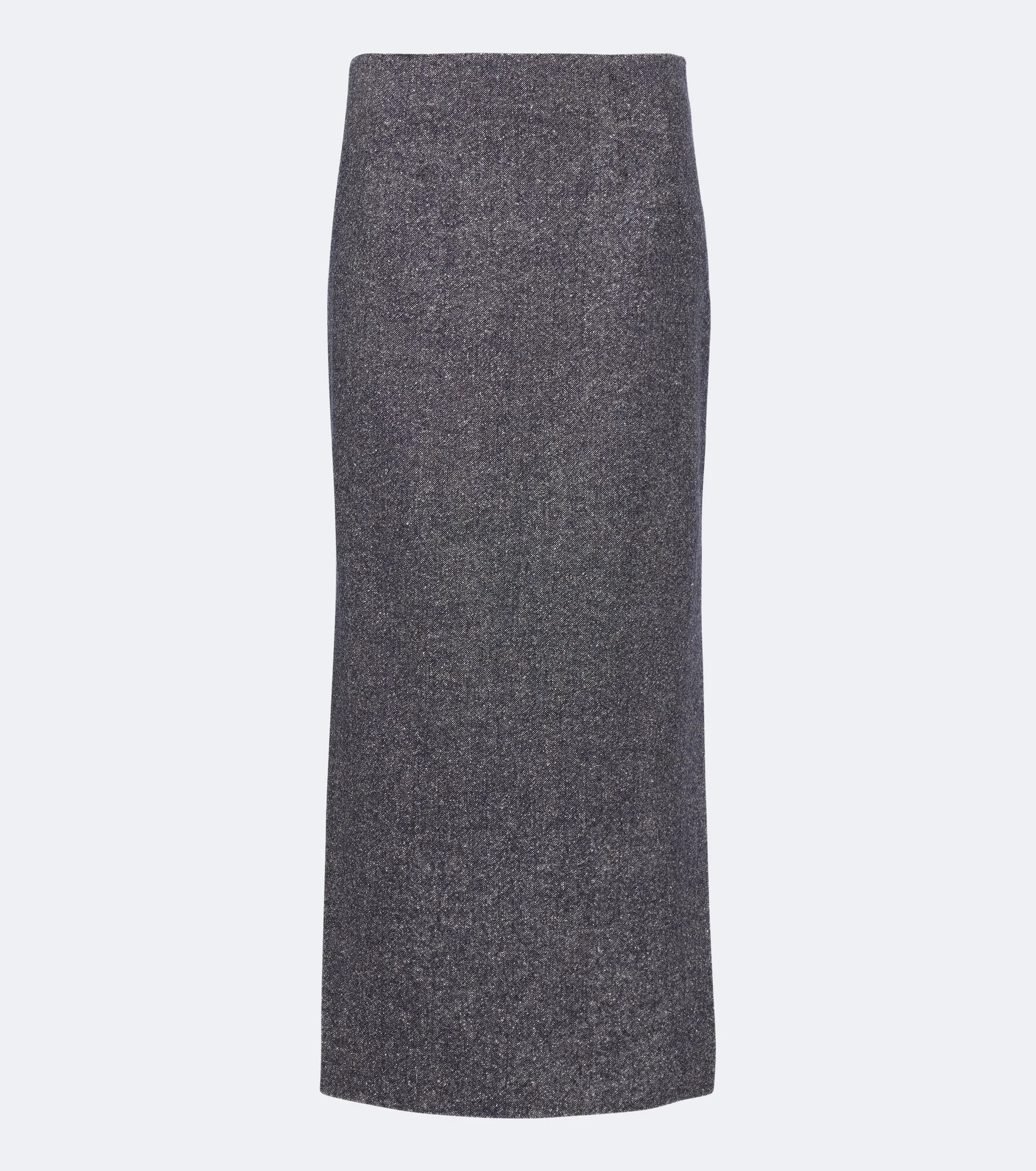 Wool and silk-blend pencil skirt - 1