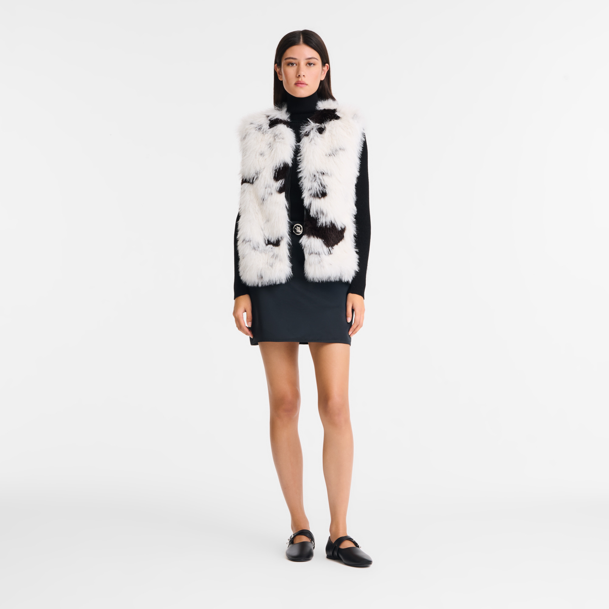 Black/White - Faux fur - 2