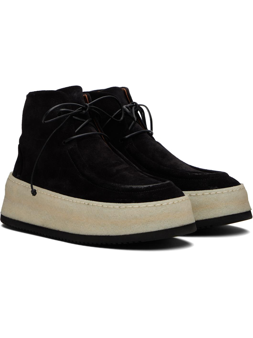 Black Parapana Ankle Boots - 4