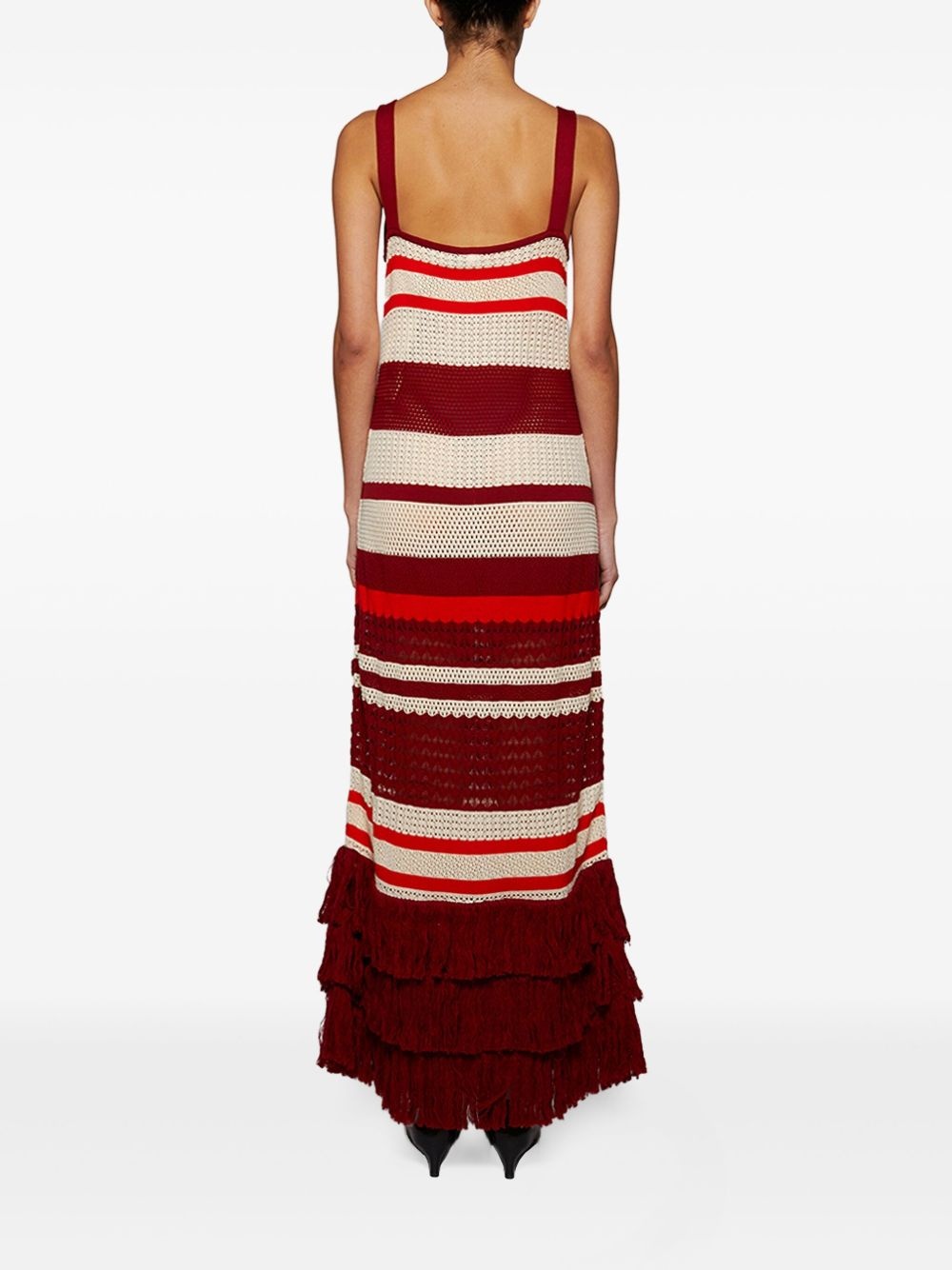 striped midi dress - 5