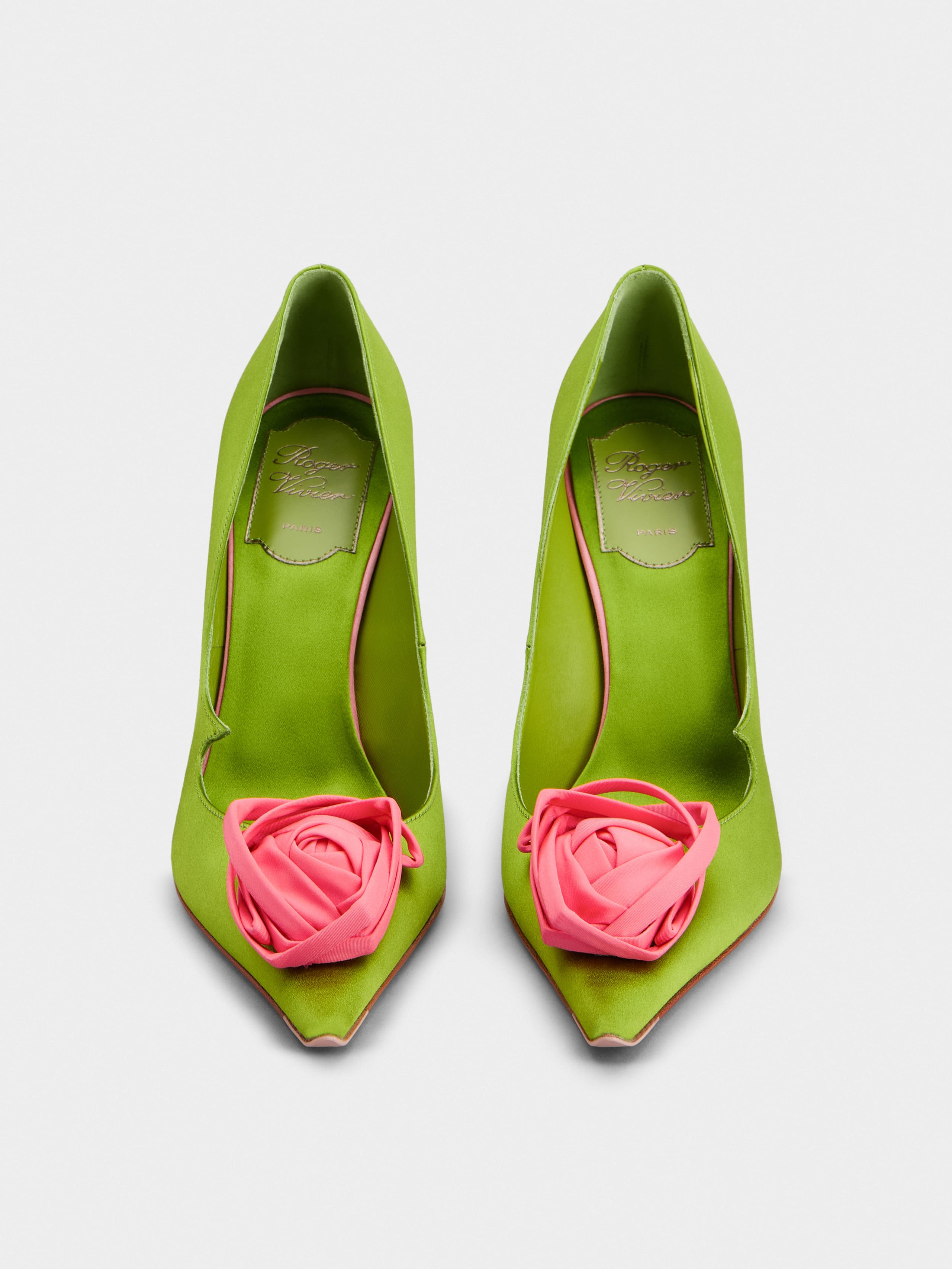 Rose Vivier Pumps in satin - 7