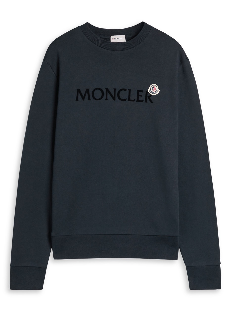 Moncler Logo-appliquéd Cotton Sweatshirt - 1