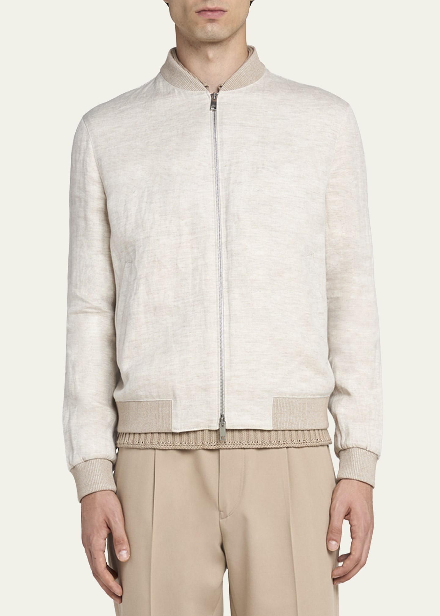 Men's Oasi Lino Bomber Jacket - 2