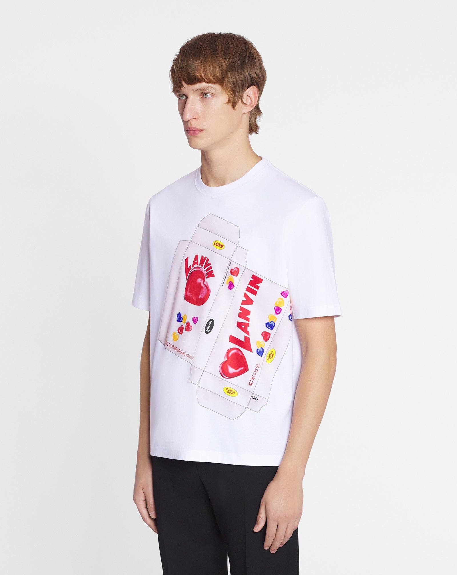 LANVIN CANDY PRINT STRAIGHT FIT T-SHIRT - 3