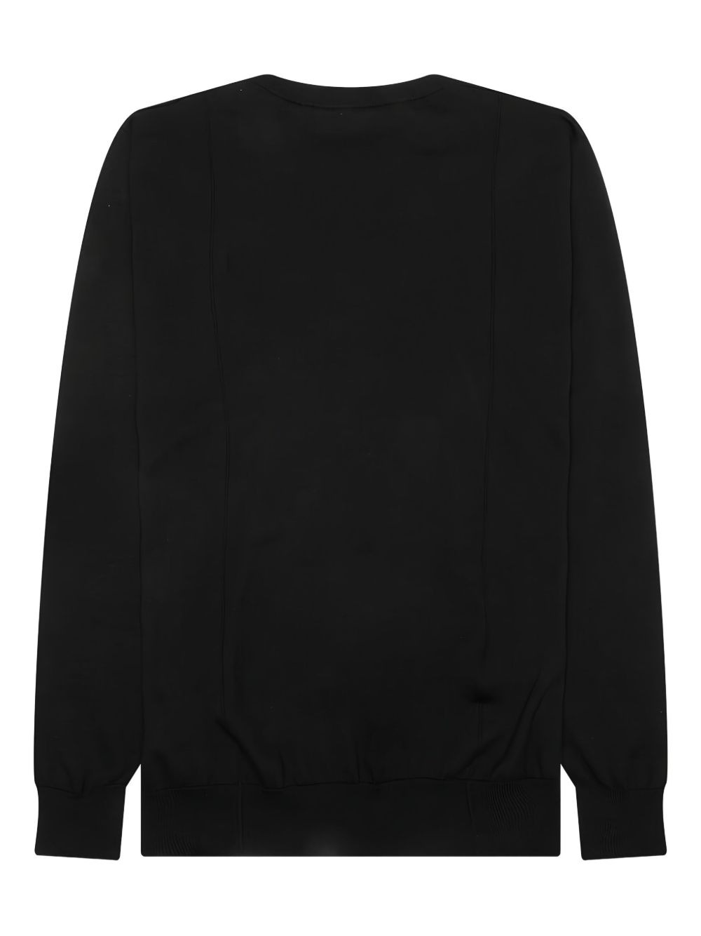 round-neck panelled sweater - 2