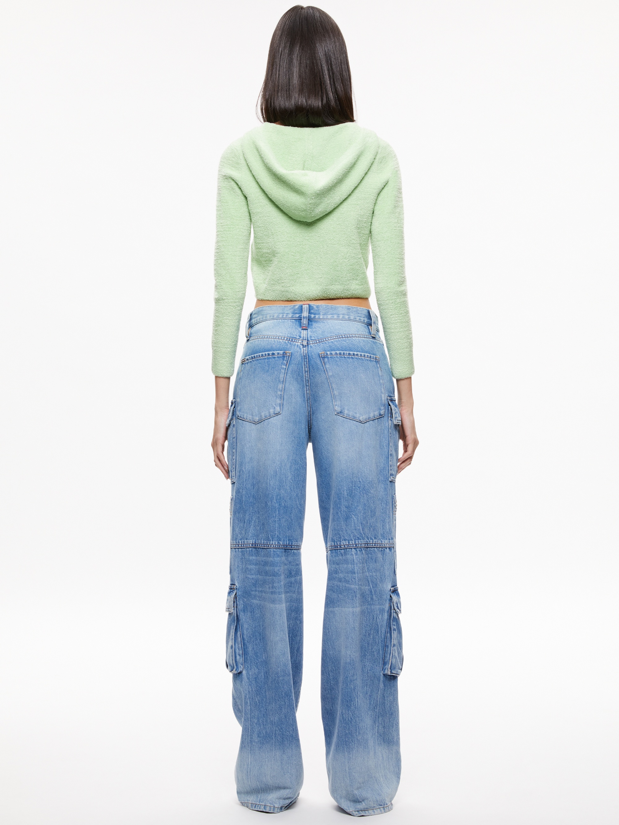 LIDELL CROPPED ZIP UP HOODIE - 3