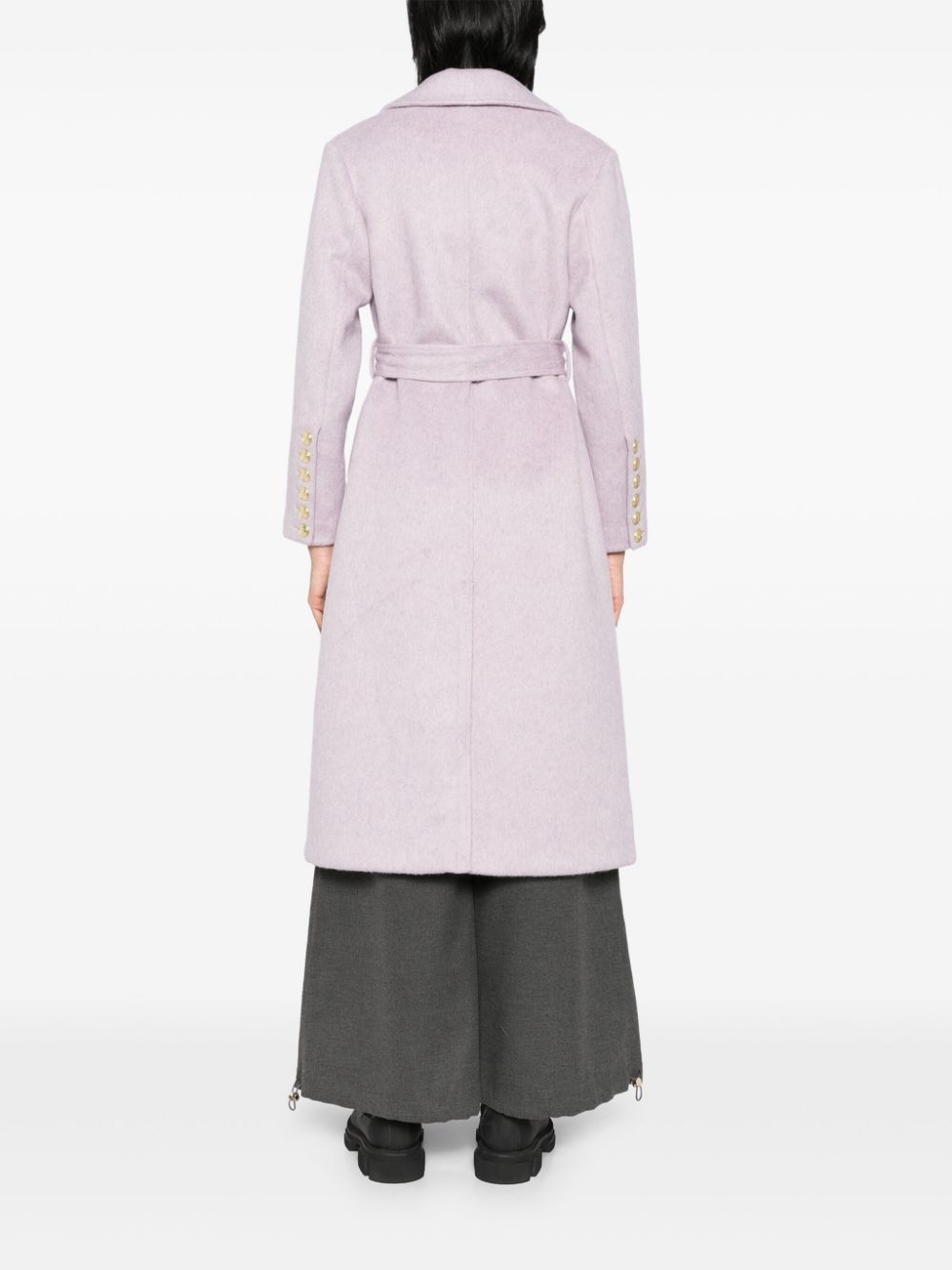 fuzzy trench coat - 4
