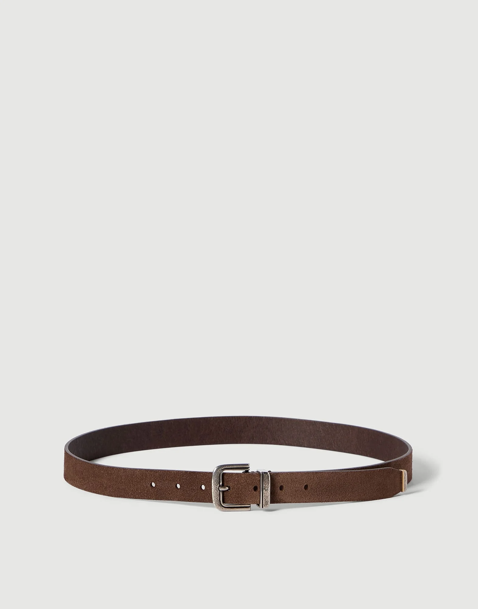Reversed leather belt - 1
