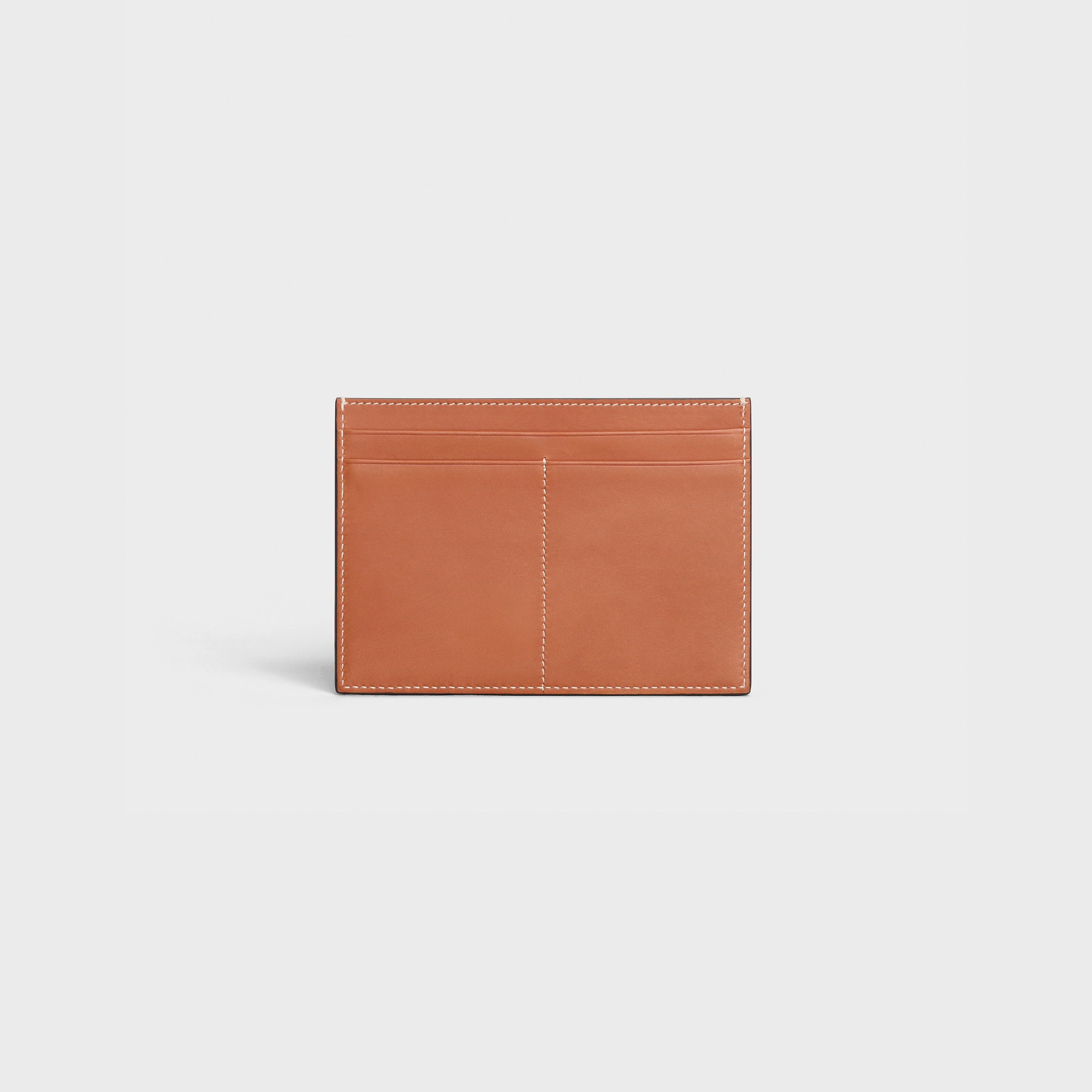 CARD HOLDER  IN  NATURAL CALFSKIN - 3