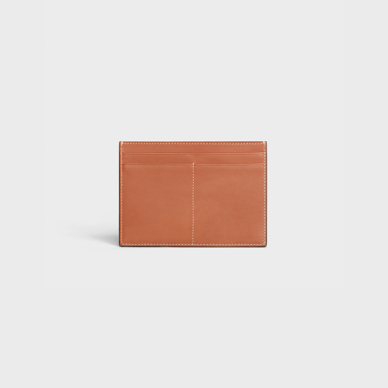 CARD HOLDER  IN  NATURAL CALFSKIN 3