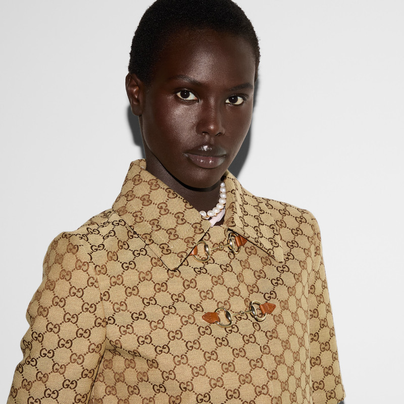 GG canvas jacket with Horsebit 5