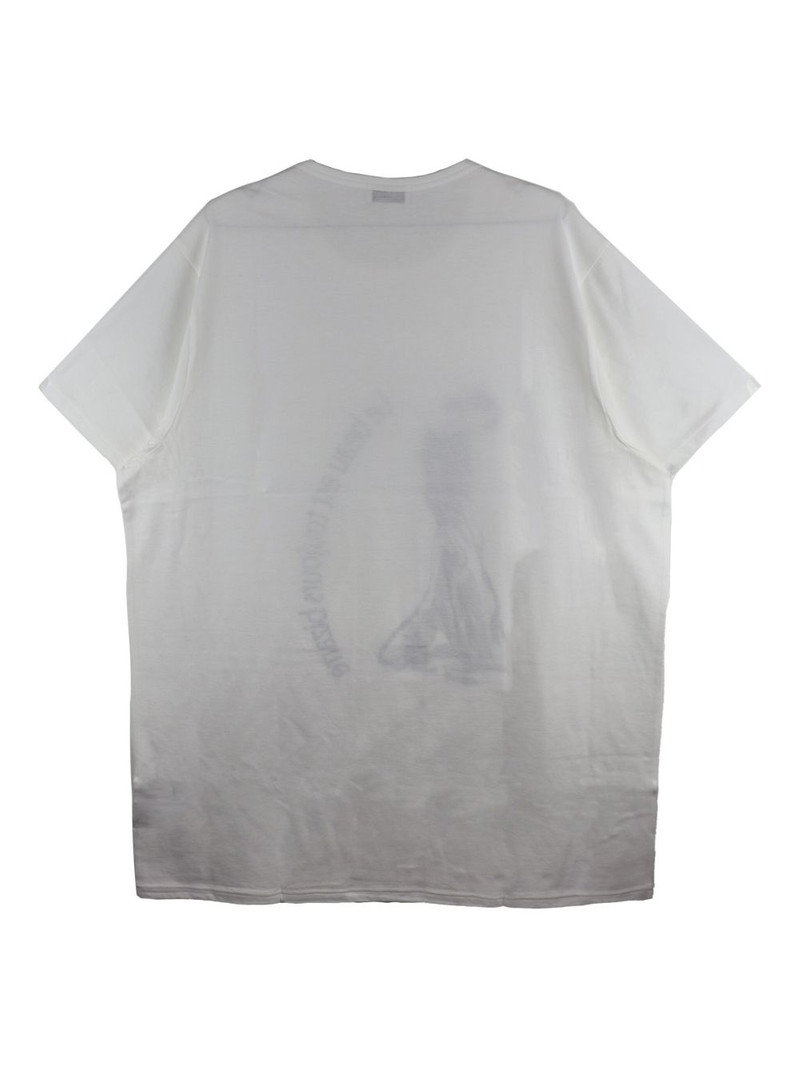 Yohji Yamamoto logo-print t-shirt outlook
