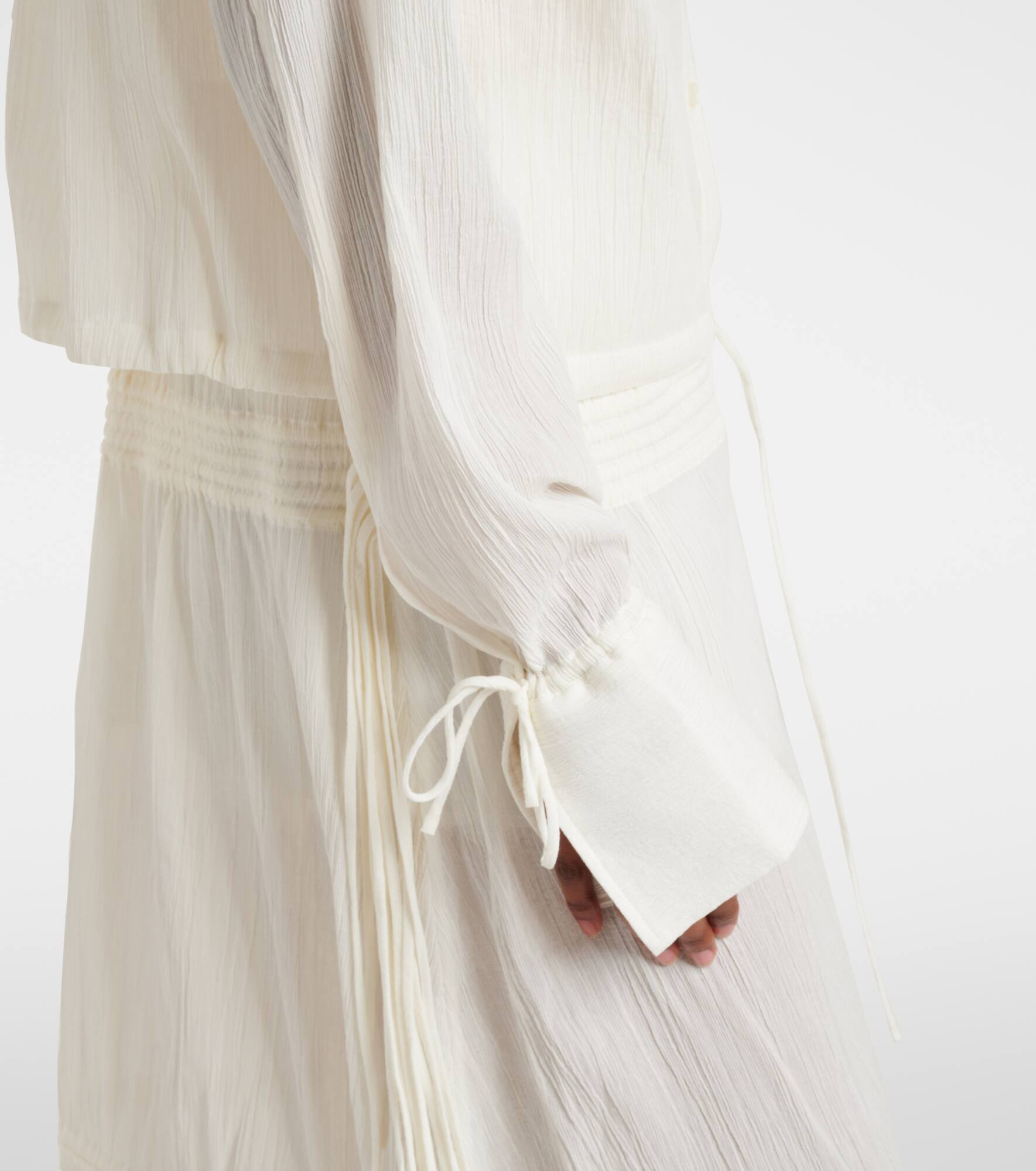 Cropped cotton shirt - 5