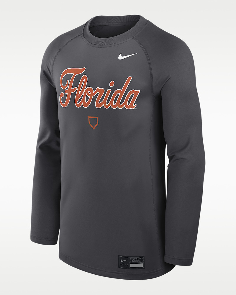 Florida Dugout Game Time Men's Nike Dri-FIT College Long-Sleeve T-Shirt 1