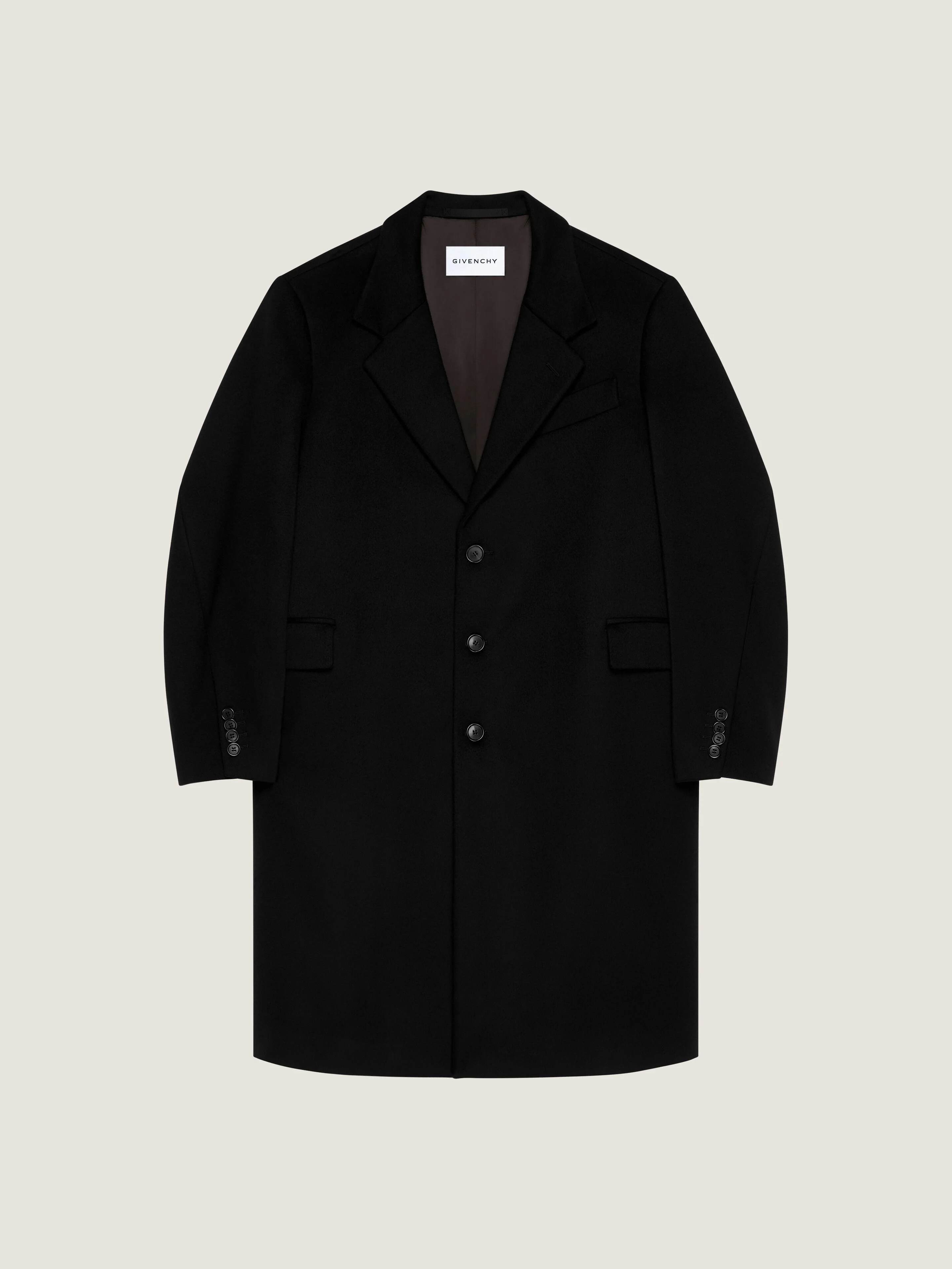 COAT IN WOOL AND CASHMERE - 1