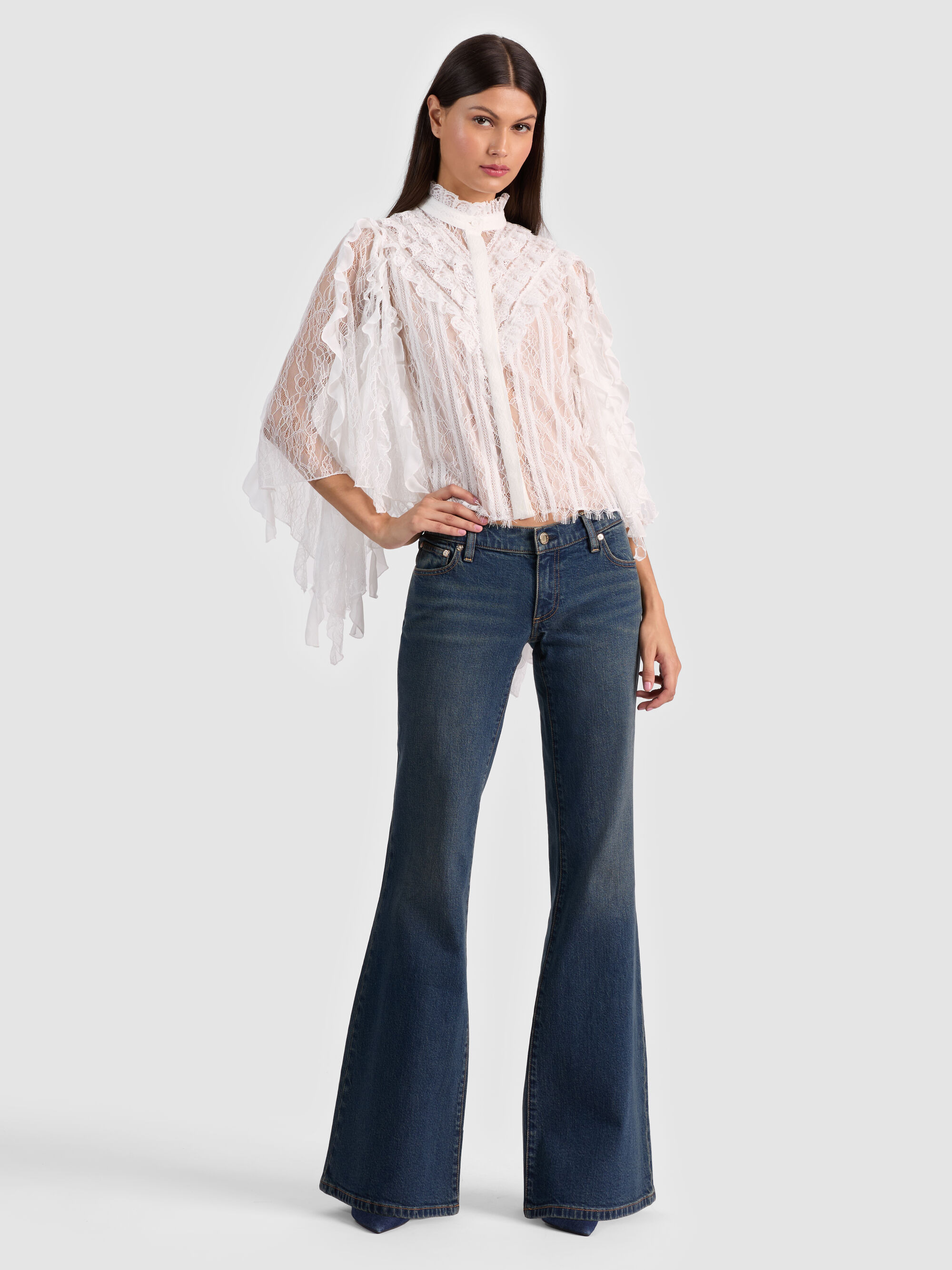 RHEBA LACE TOP - 3