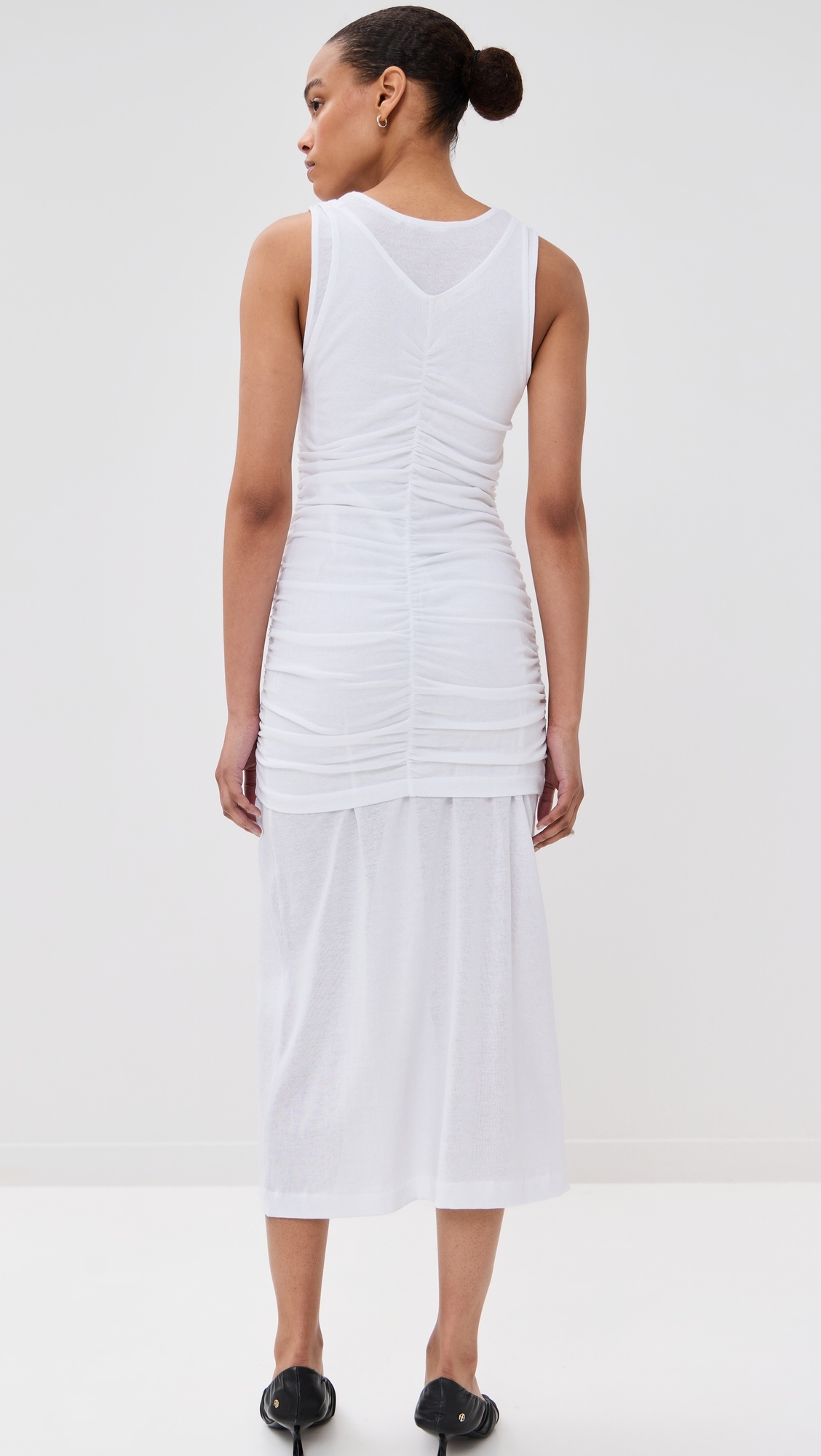 Romana Layered Sheer Tank Dress - 2