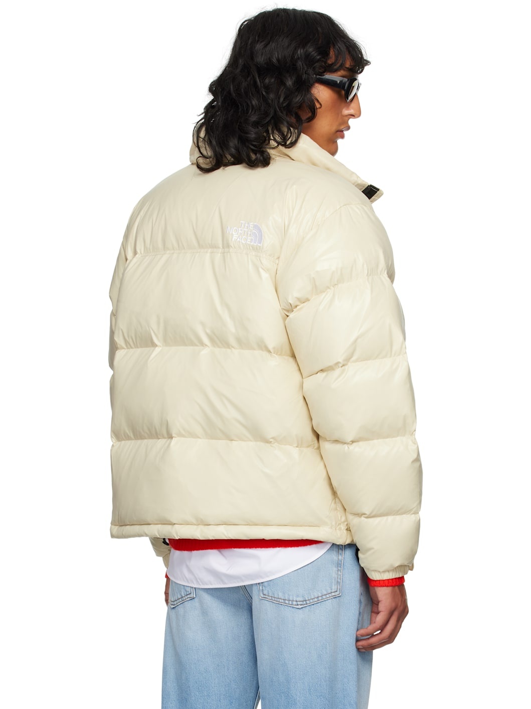 SSENSE Exclusive Beige 1996 Retro Nuptse Down Jacket - 3