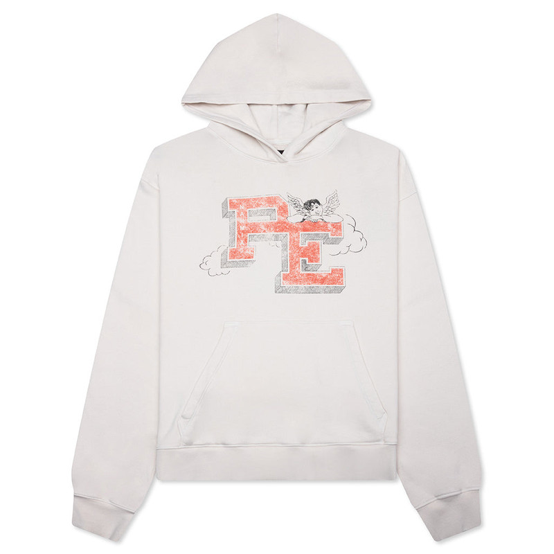 P.E. CHERUB HOODIE - EGG WHITE 1