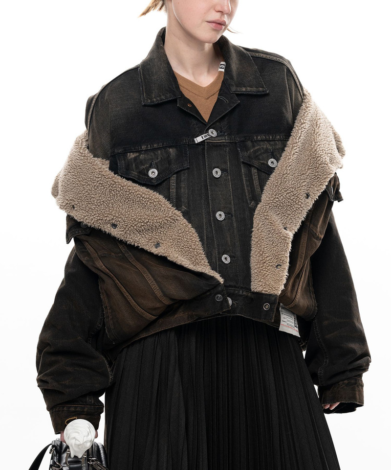 Shifted Layer Denim Jacket 6