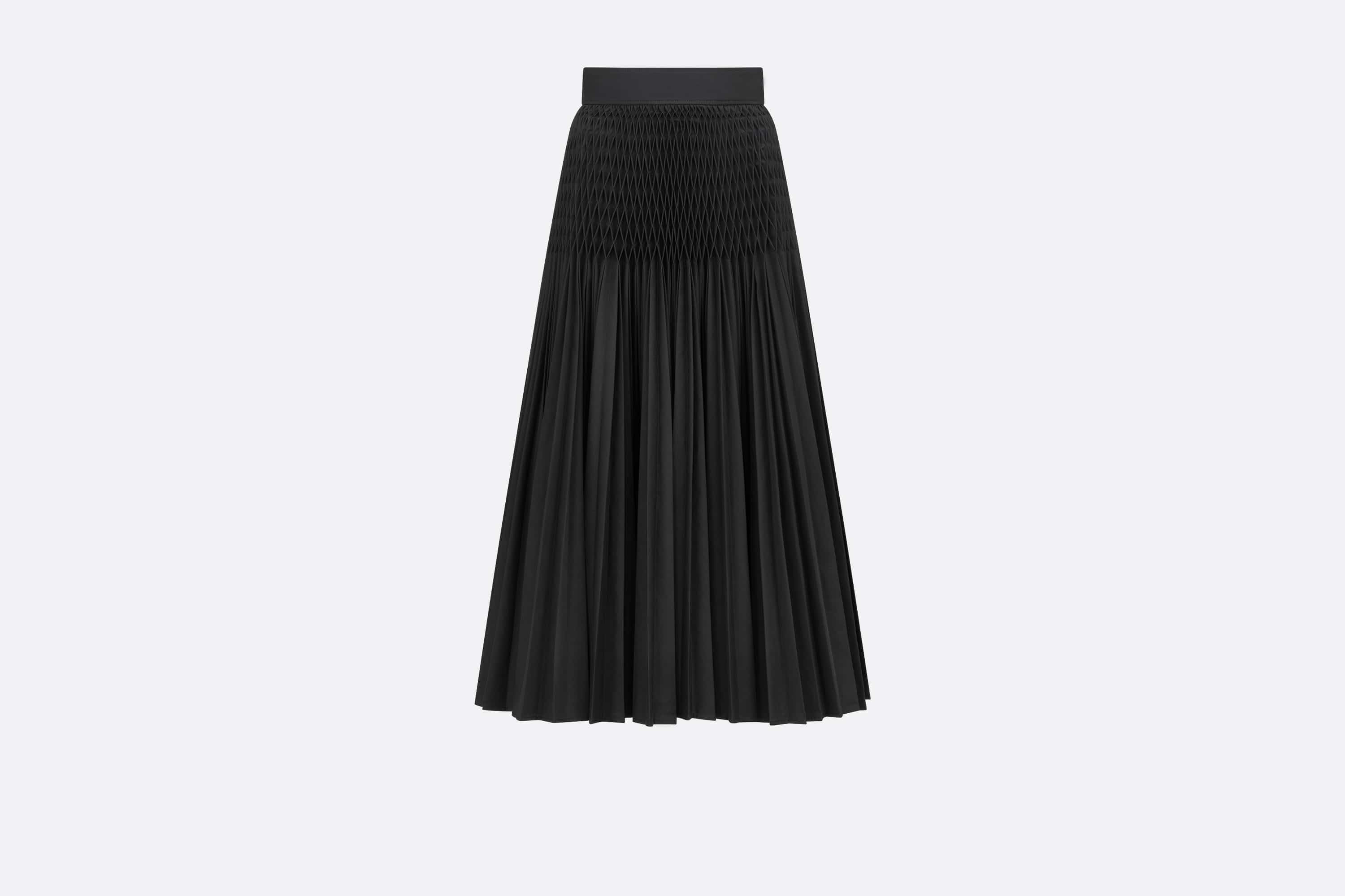 Mid-Length Pleated Skirt - 1