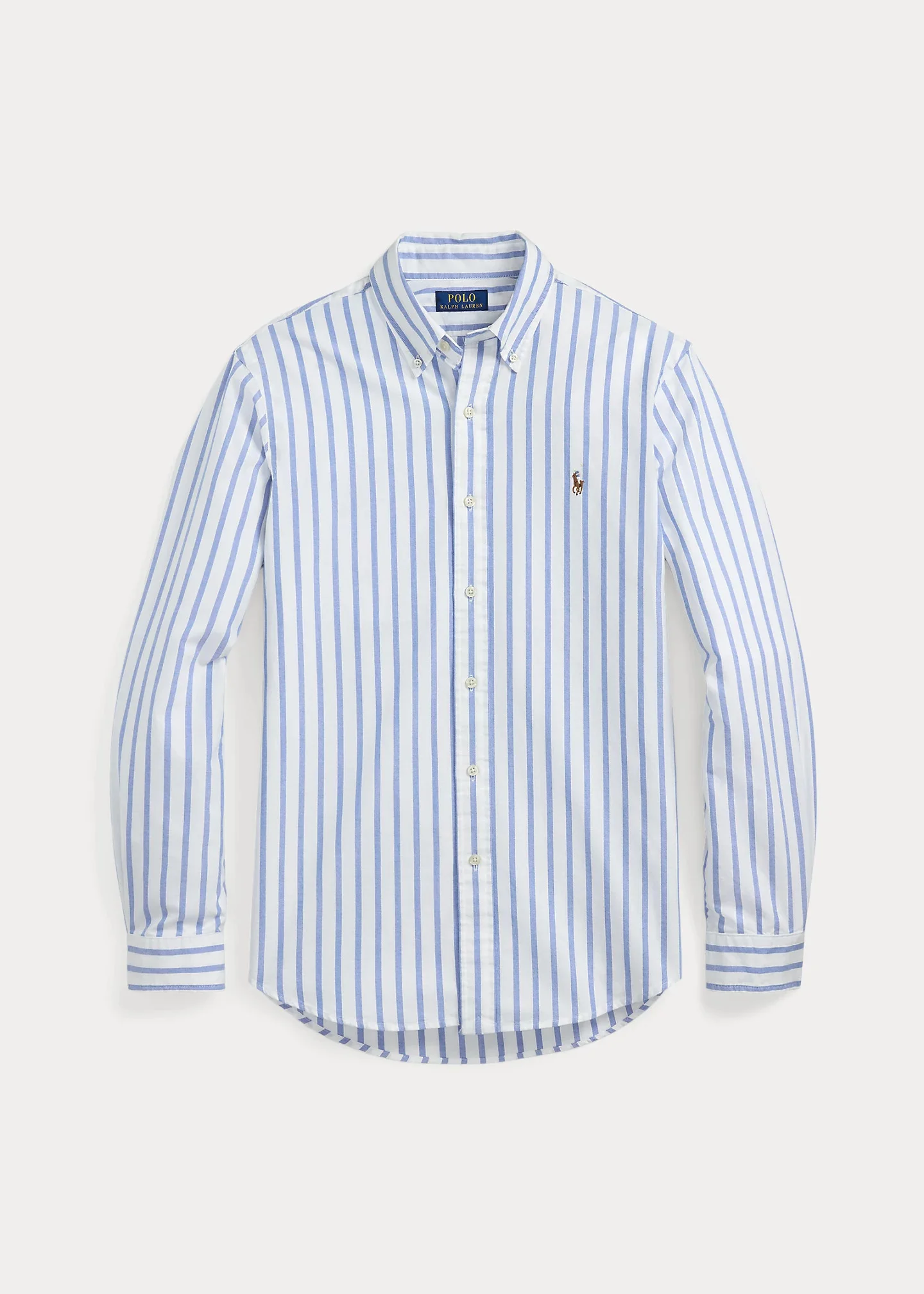 Classic Fit Striped Oxford Shirt - 1