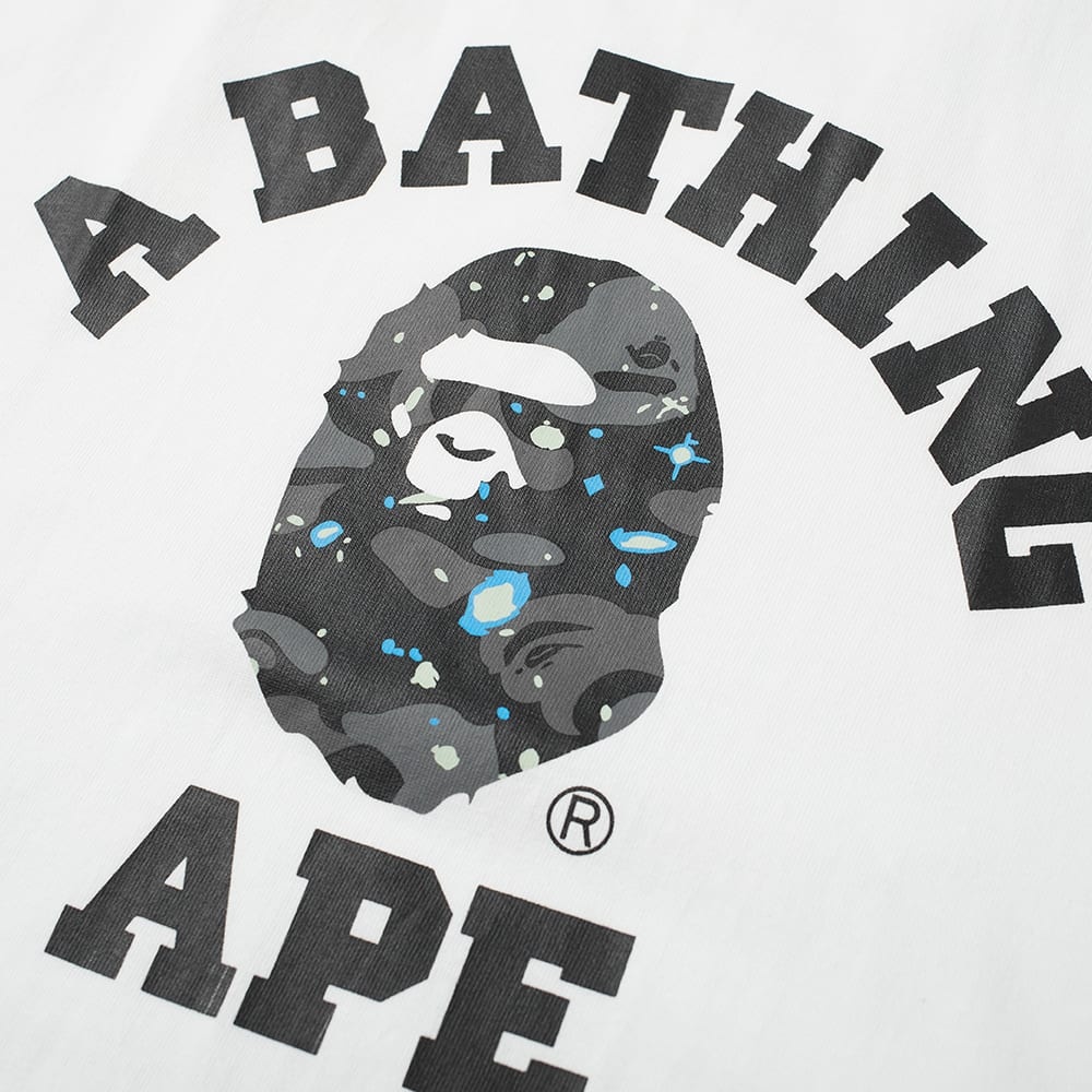 A Bathing Ape Space Camo College Tee - 2