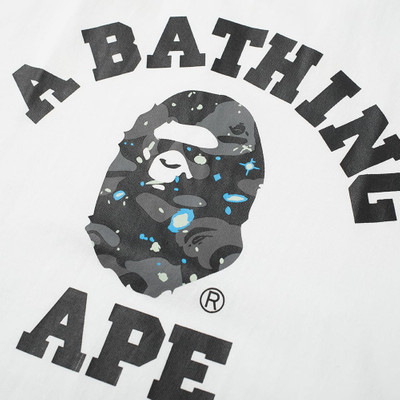 A BATHING APE® A Bathing Ape Space Camo College Tee outlook