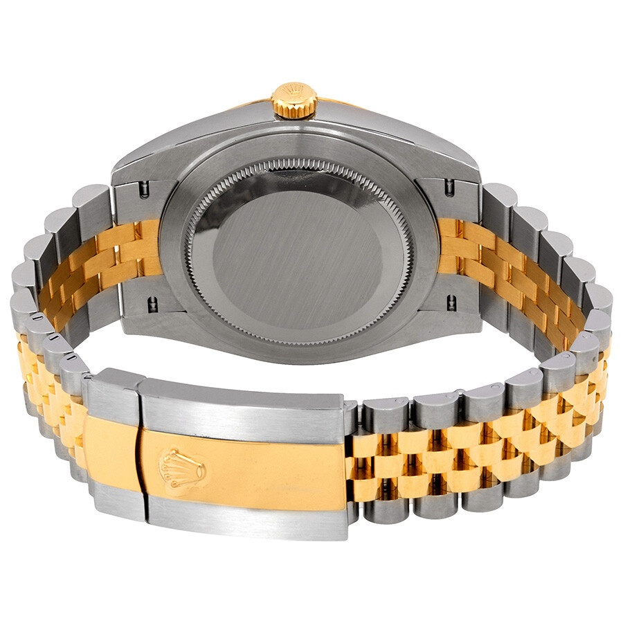 Rolex Datejust 41 Champagne Dial Steel and 18K Yellow Gold Jubilee Bracelet Men's Watch 126303CSJ - 3