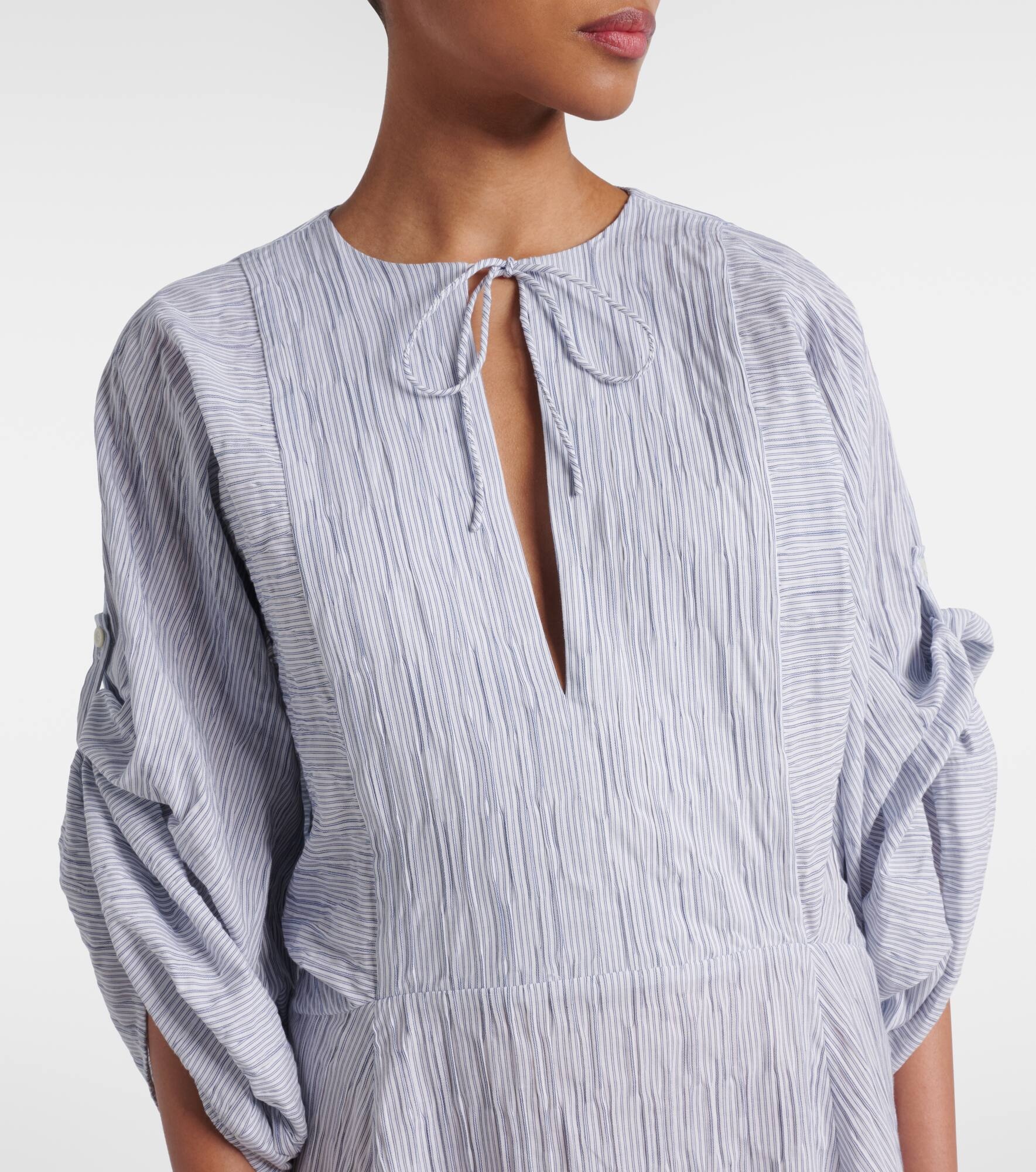 Paula's Ibiza cotton-blend midi dress - 4