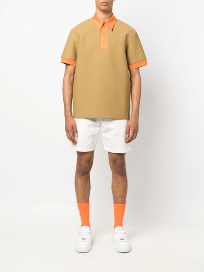 LACOSTE two-tone polo shirt outlook