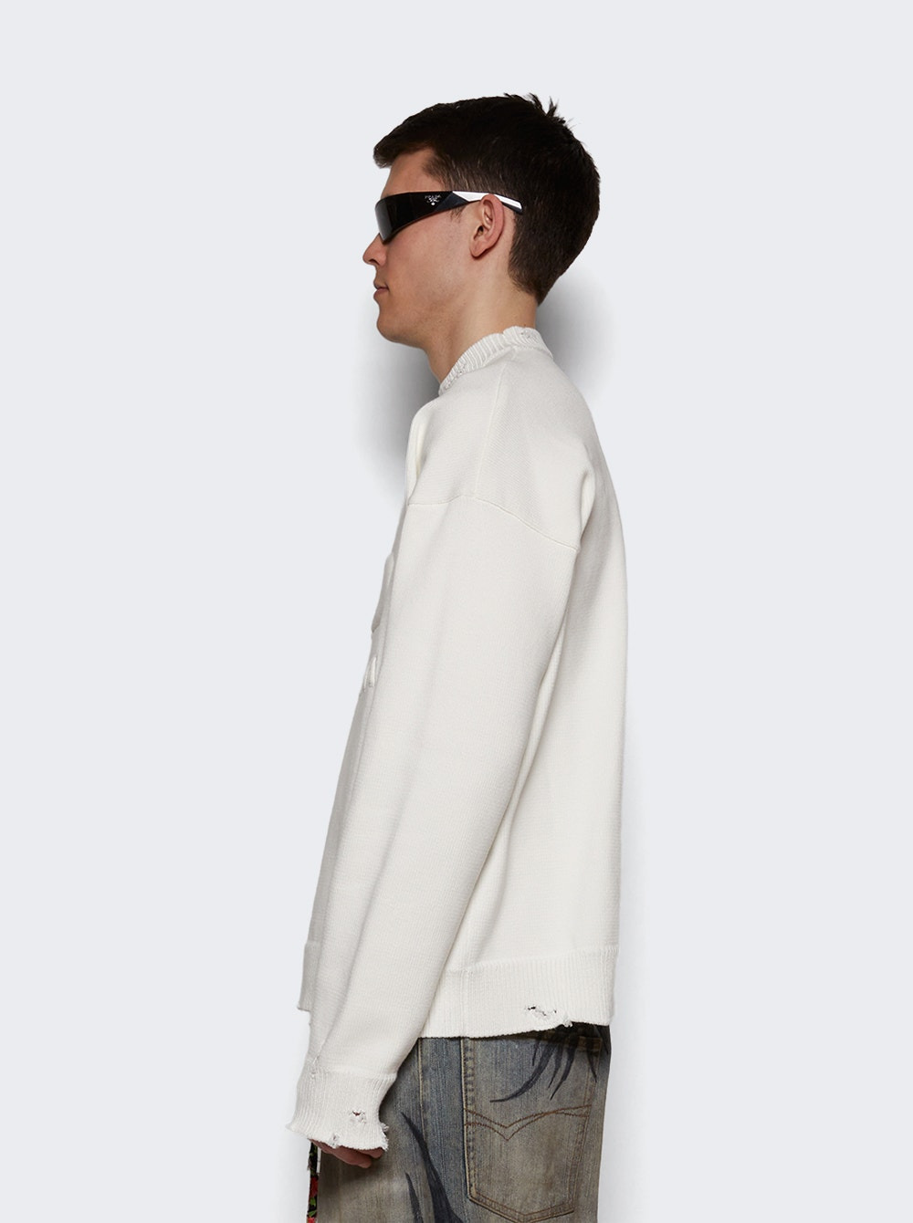 Crewneck Sweater Light Heather Grey - 3