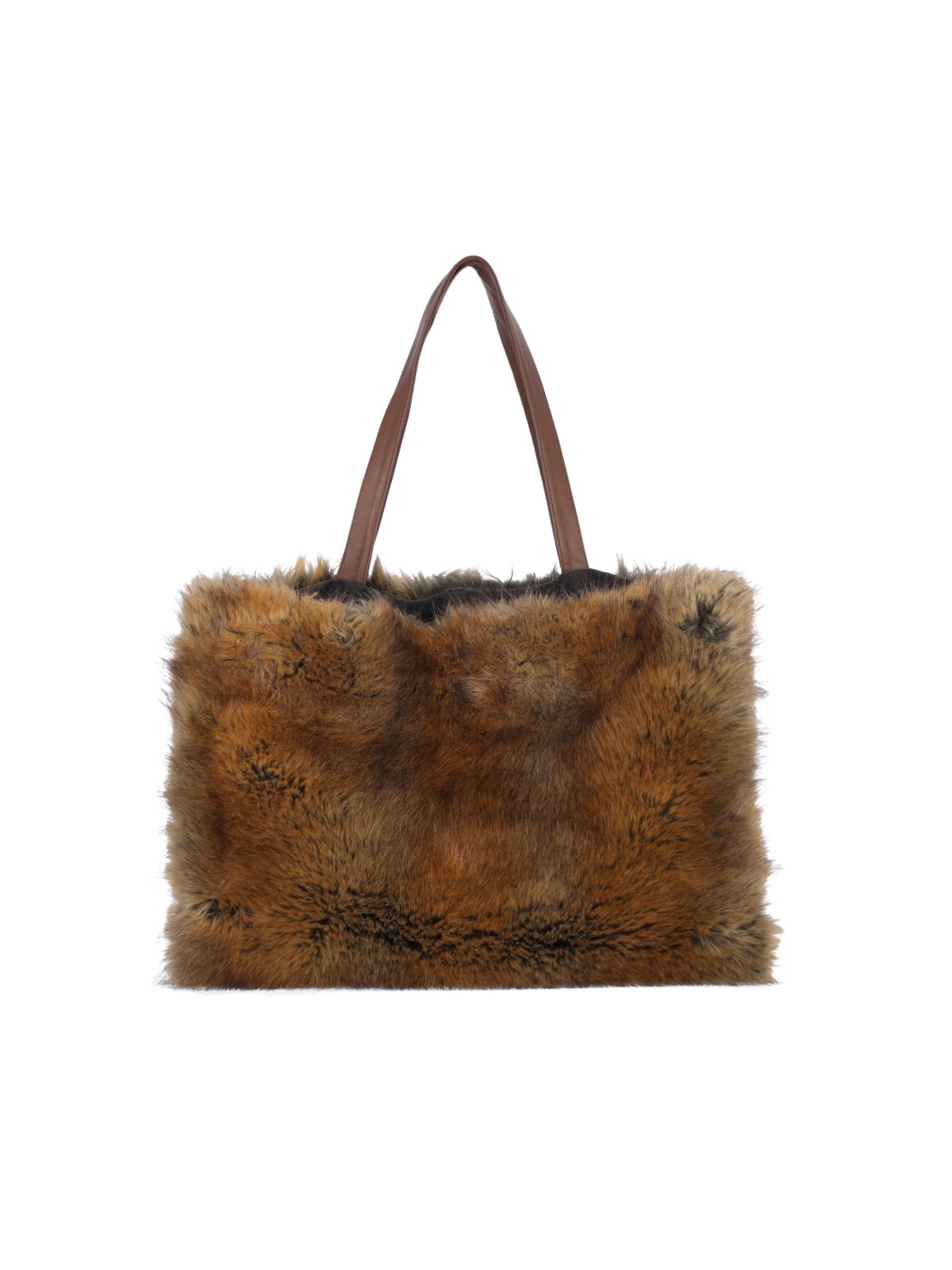 FAUX FUR TOTE BAG - 1