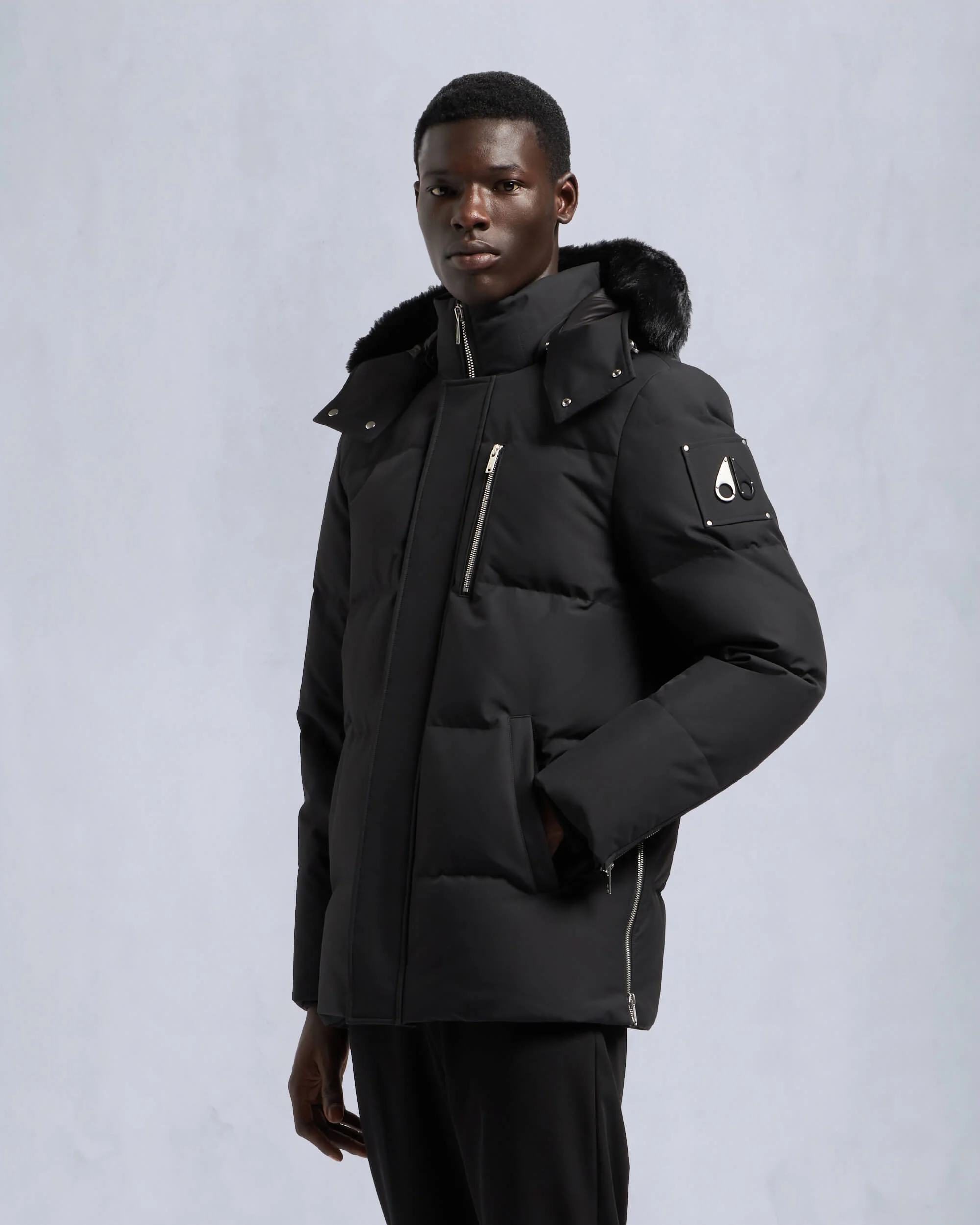 Original Moose Knuckles 3Q JACKET SHEARLING Shearling Trim 3q