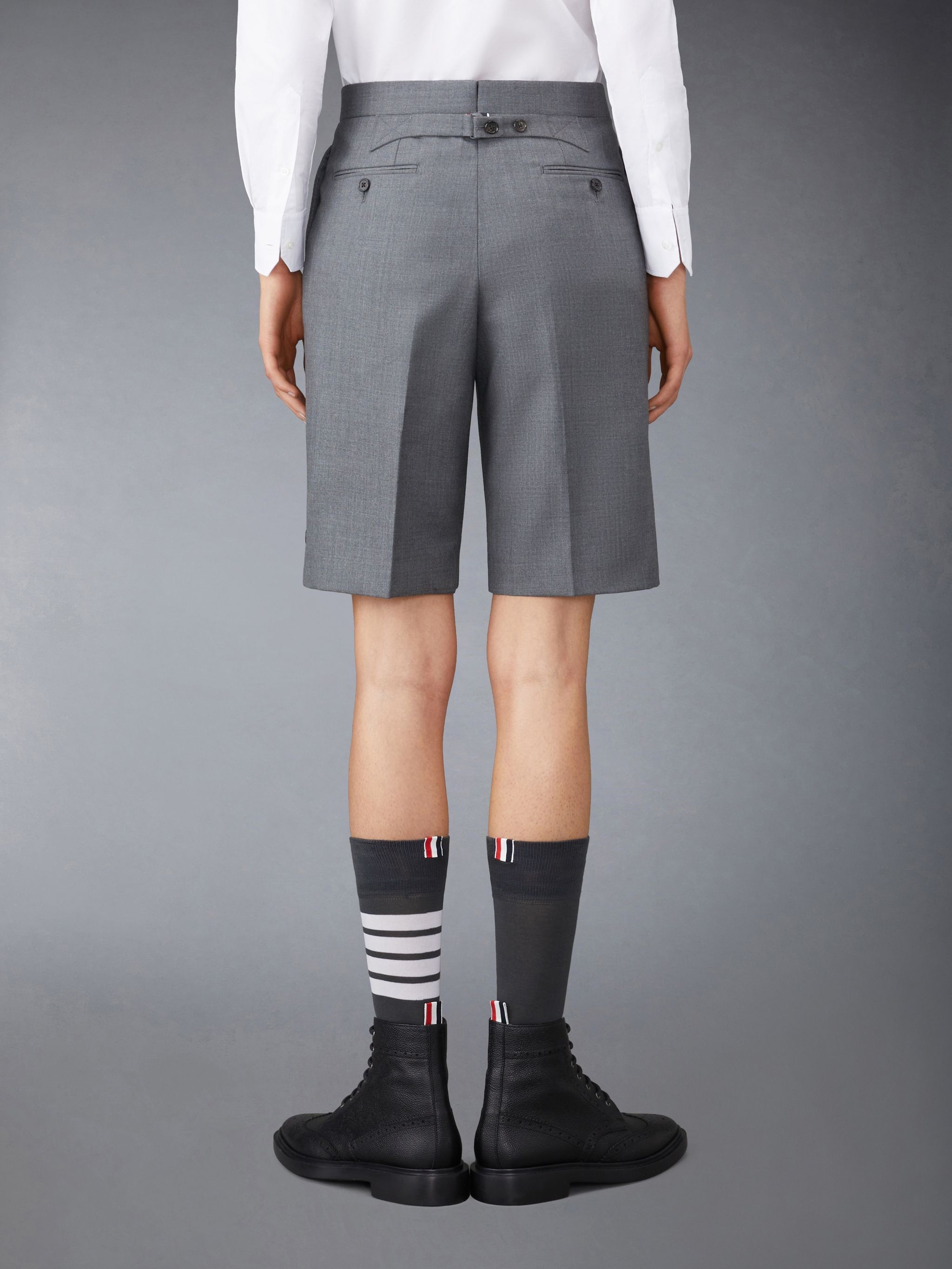 tailored high-waist shorts - 2