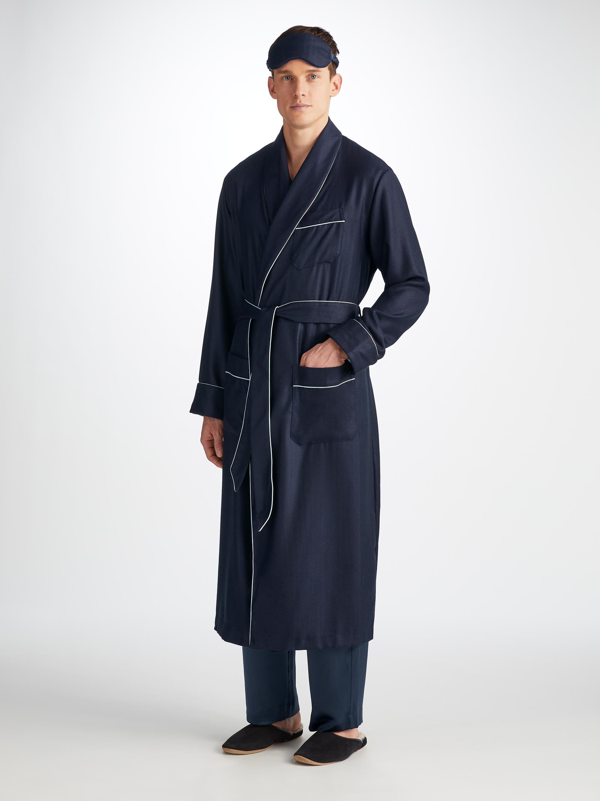 Eye Mask Duke Cashmere Navy - 5