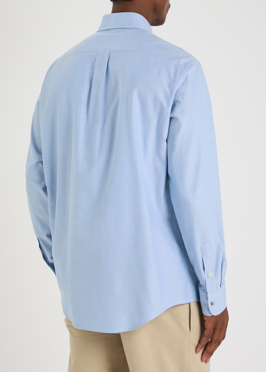 Moncler Embroidered Cotton Oxford Shirt - 3