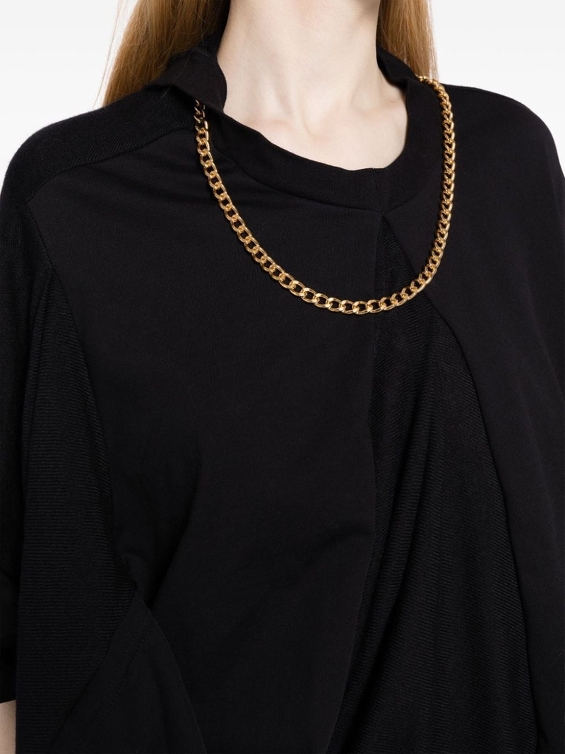 fringe-detail draped top 5