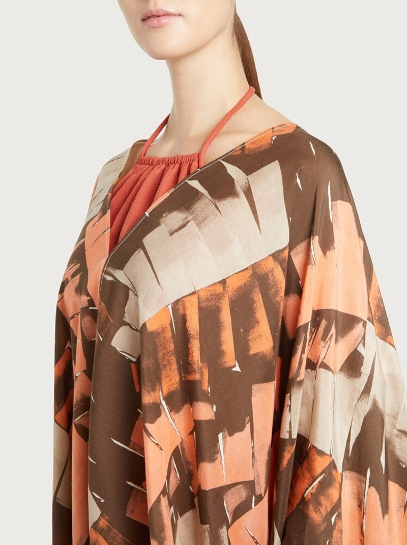PALM PRINT CAFTAN 4