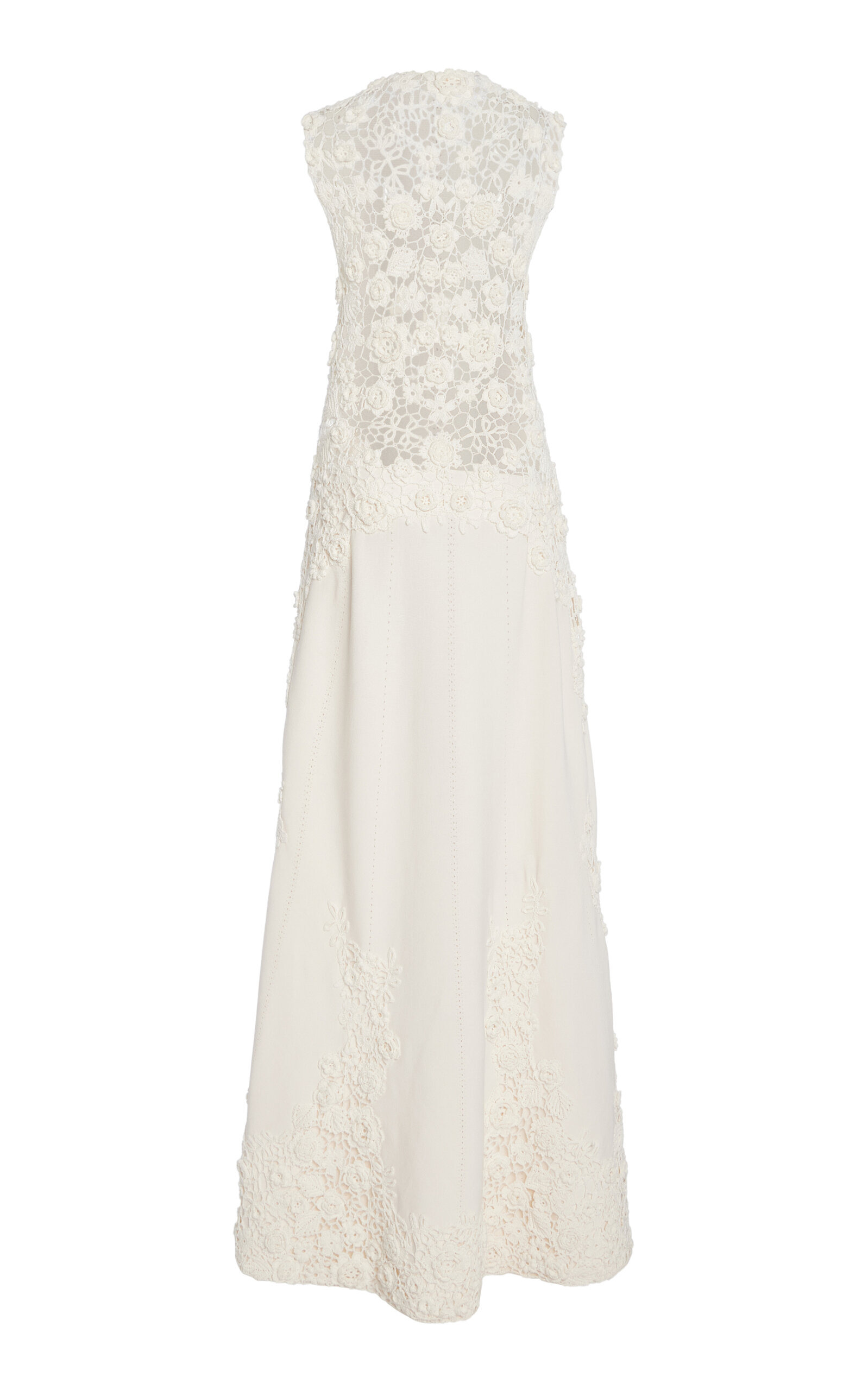 Genoveva Floral Embroidered Maxi Dress ivory - 5