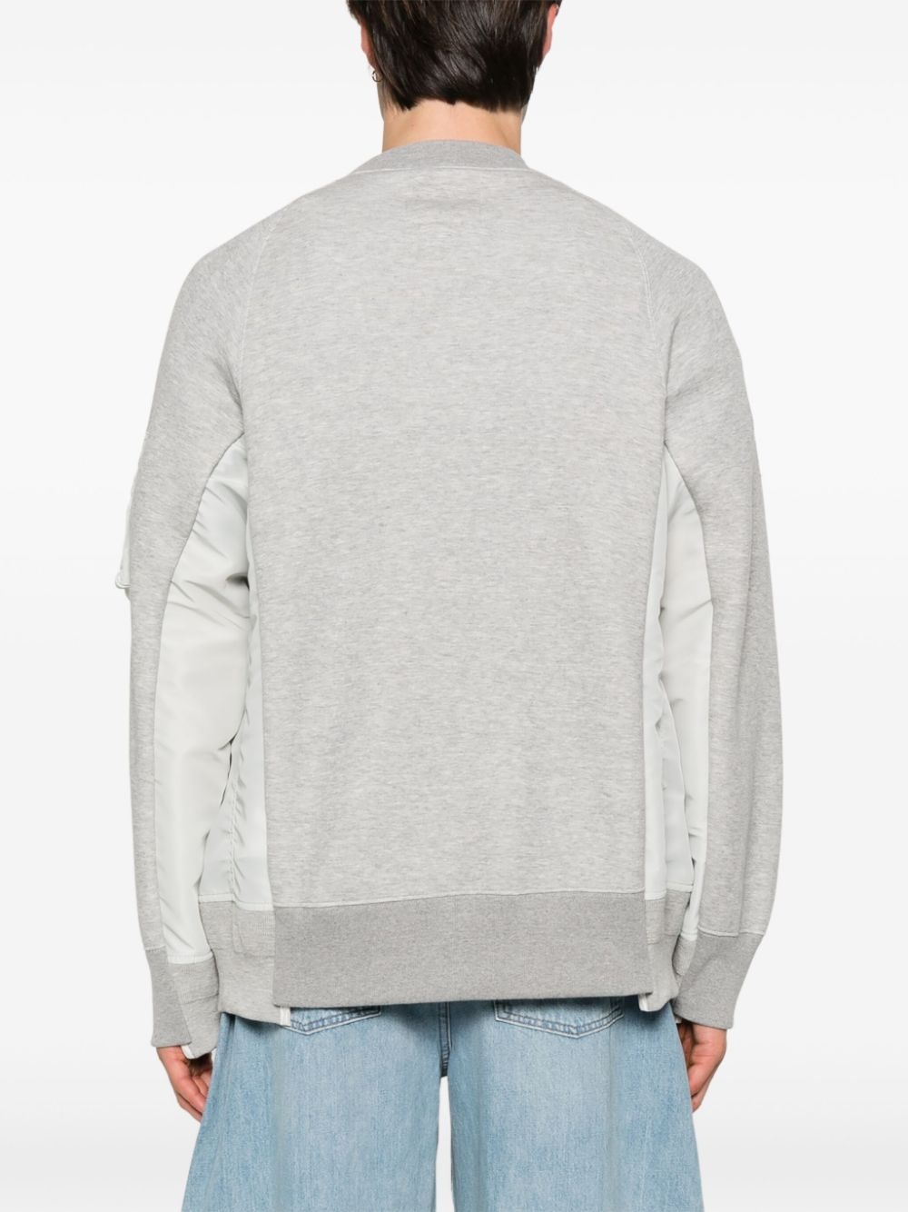 panelled sweatshirt - 4