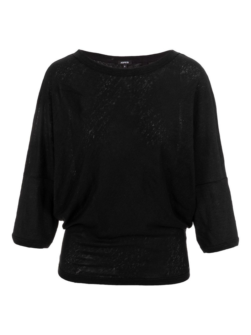 boat-neck T-shirt 1