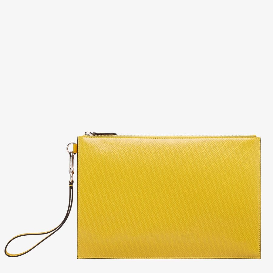 Yellow leather bag - 1