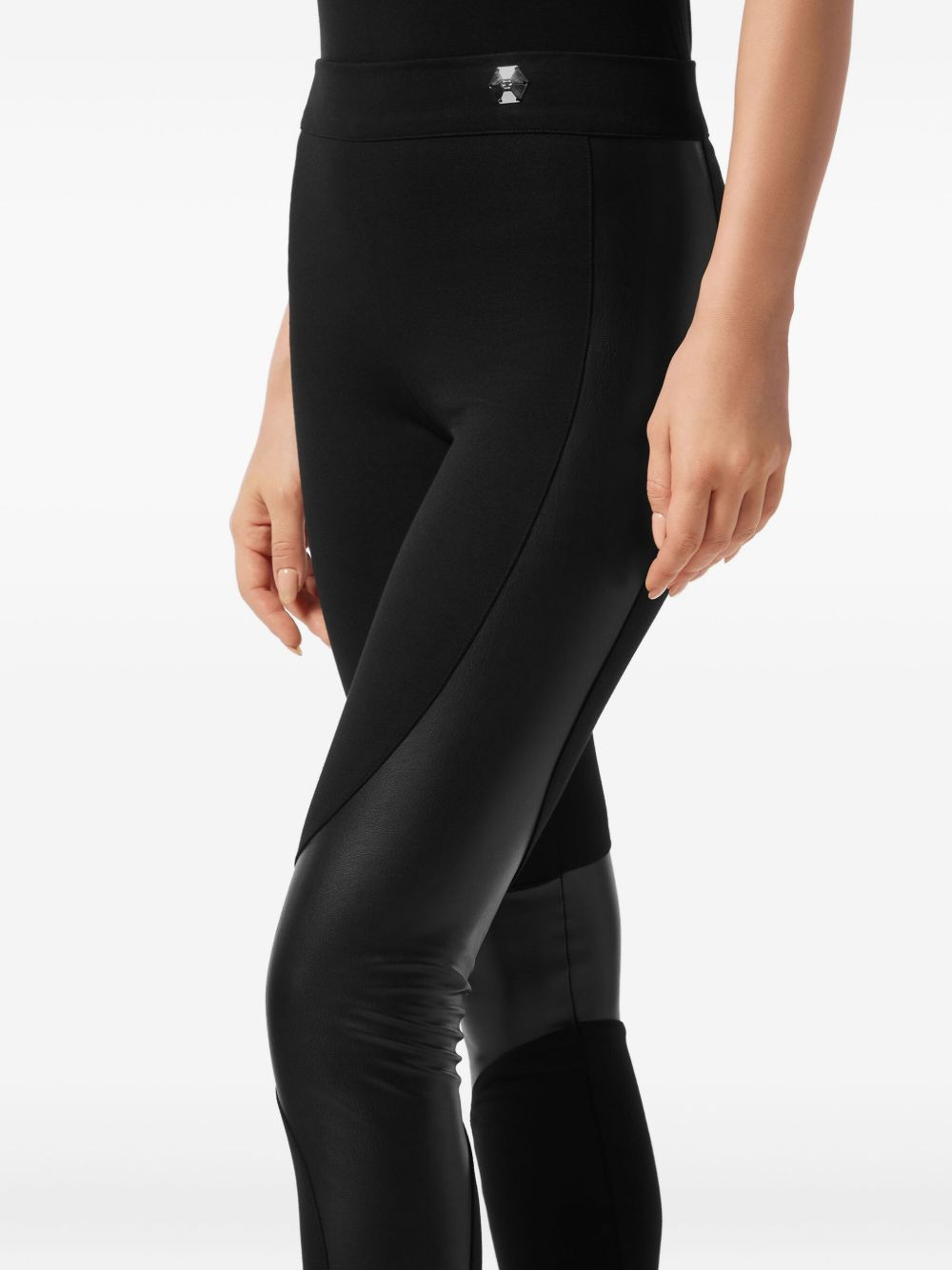 faux-leather leggings - 5
