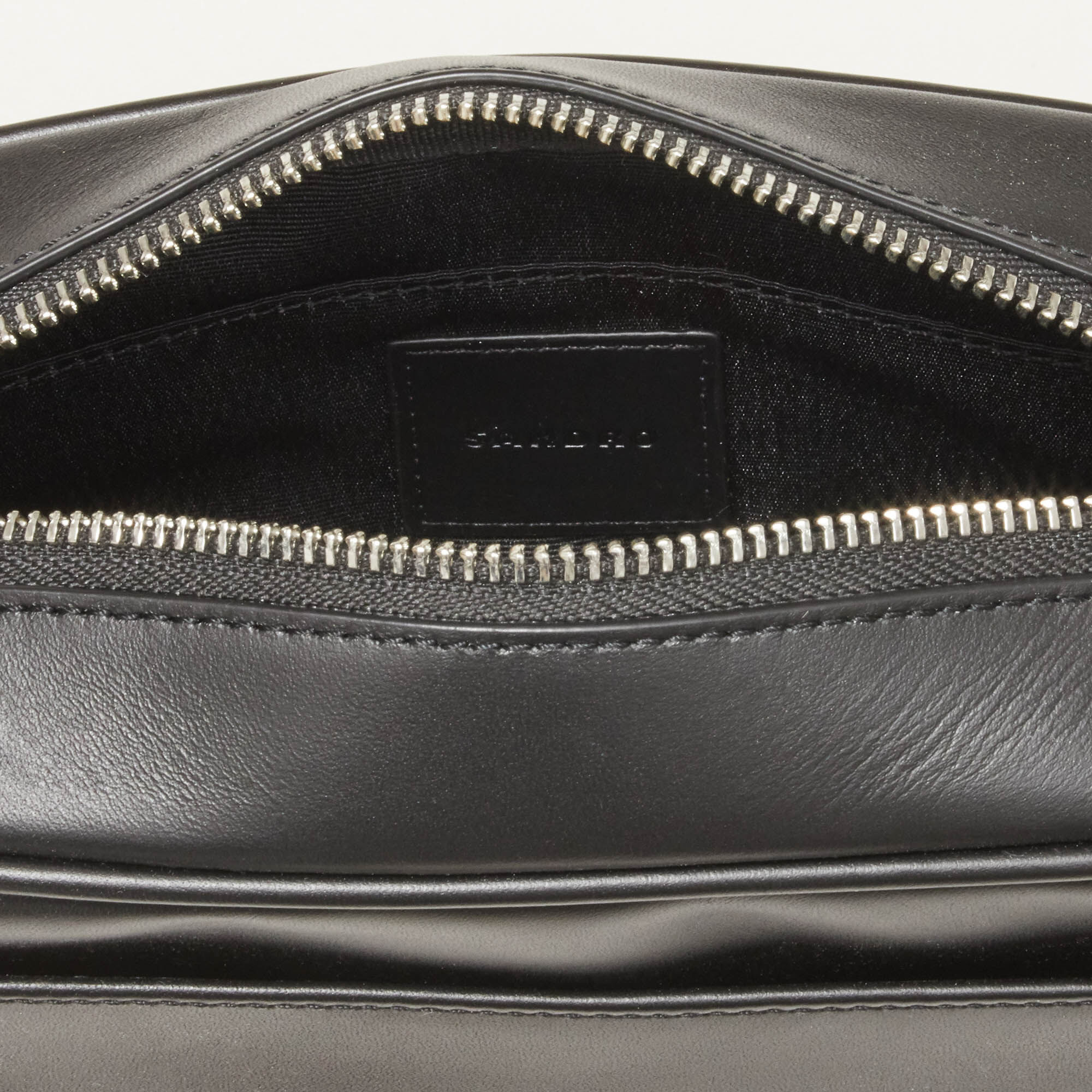 SMALL SMOOTH LEATHER BAG - 4