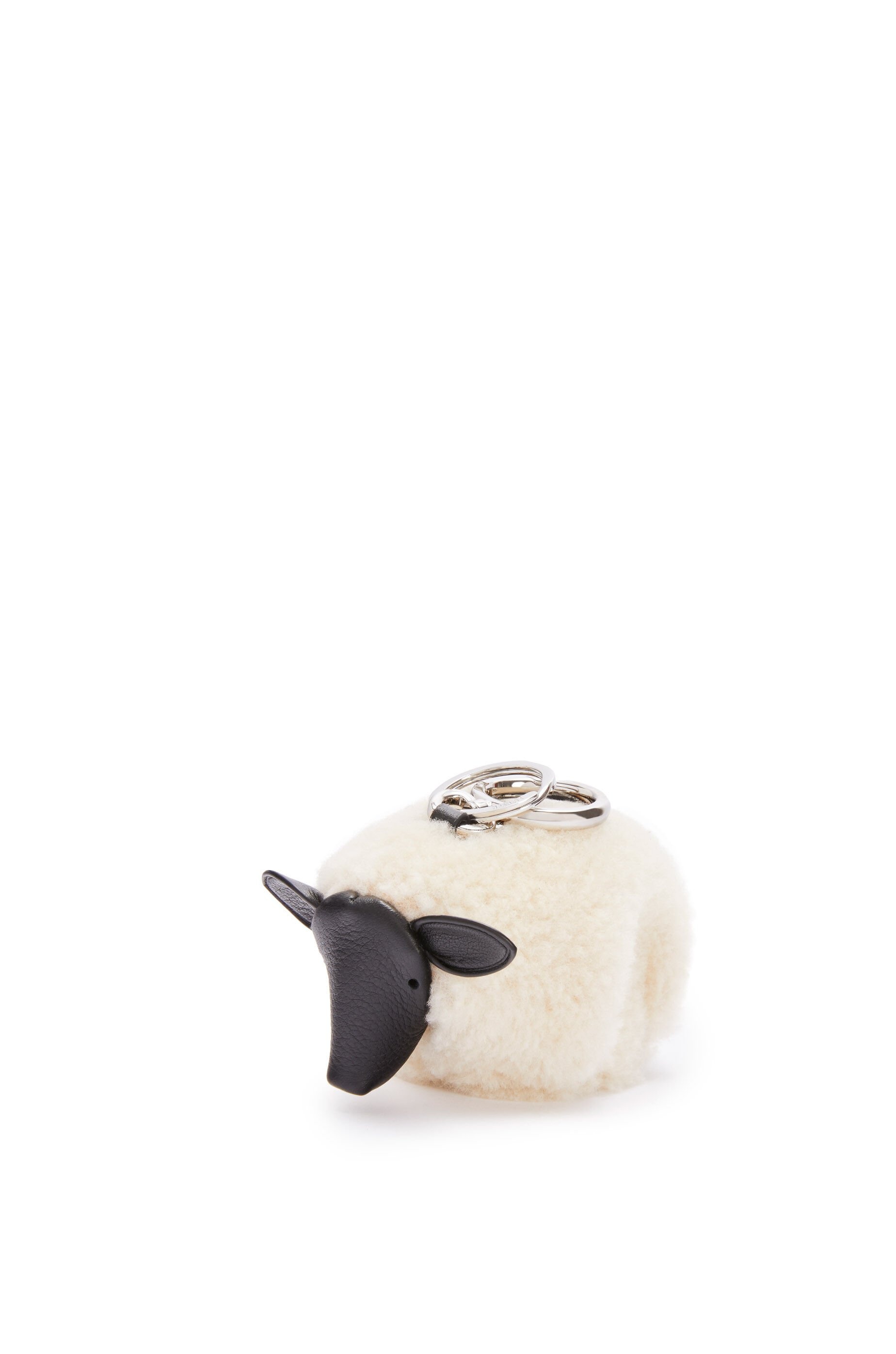 Sheep charm in shearling and calfskin - 3