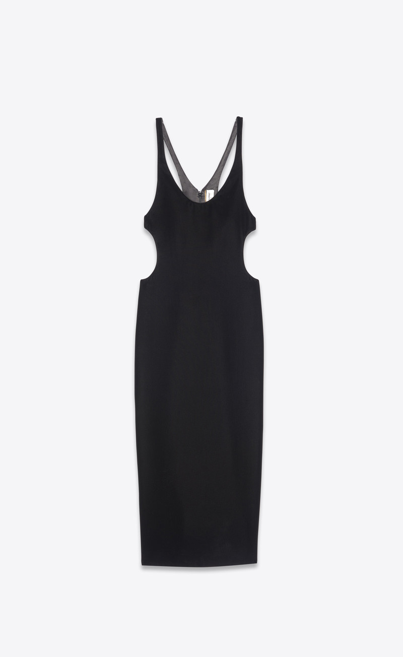 long tube dress in velvet 1