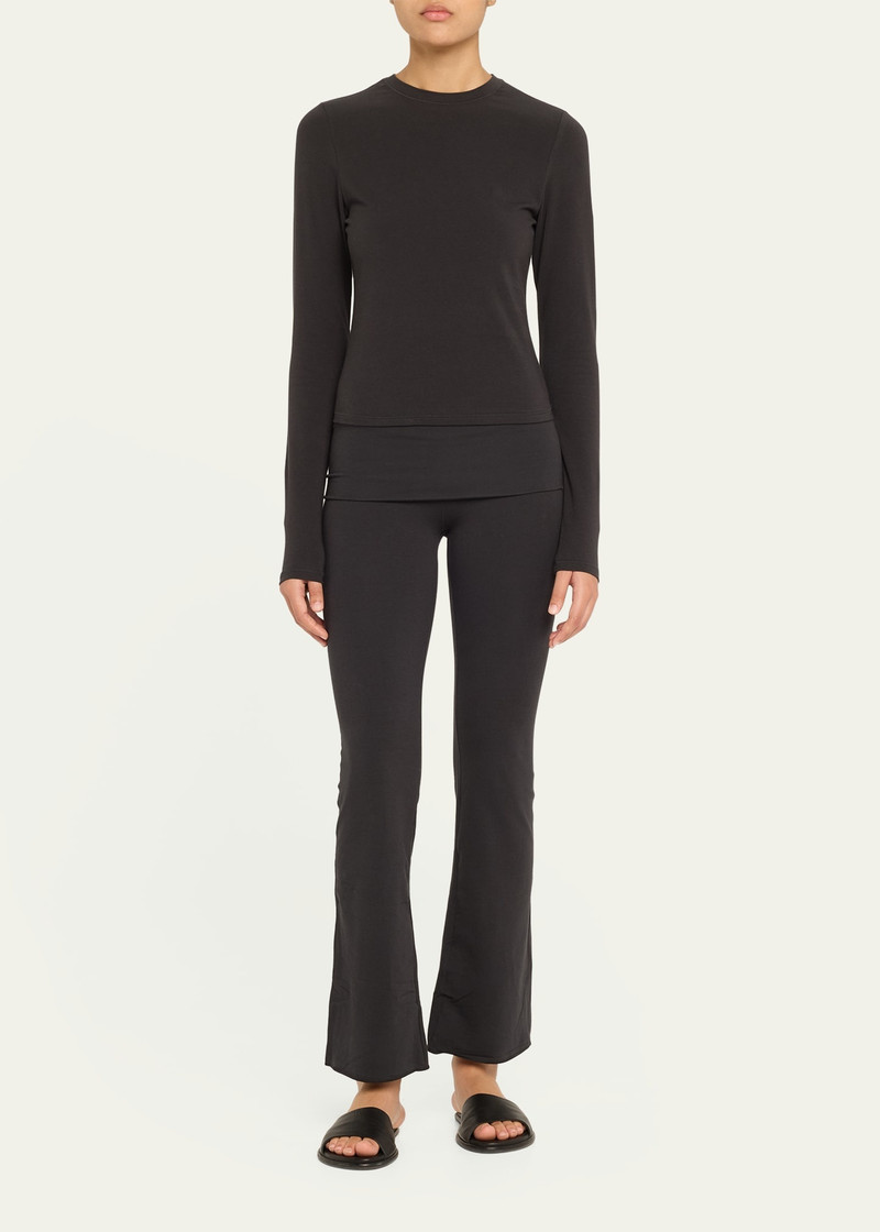 SKIMS Cotton Jersey Long-Sleeve Crewneck T-Shirt outlook