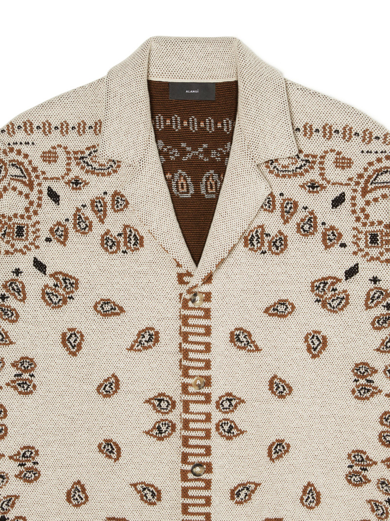 Cotton Piquet Bandana Shirt 3