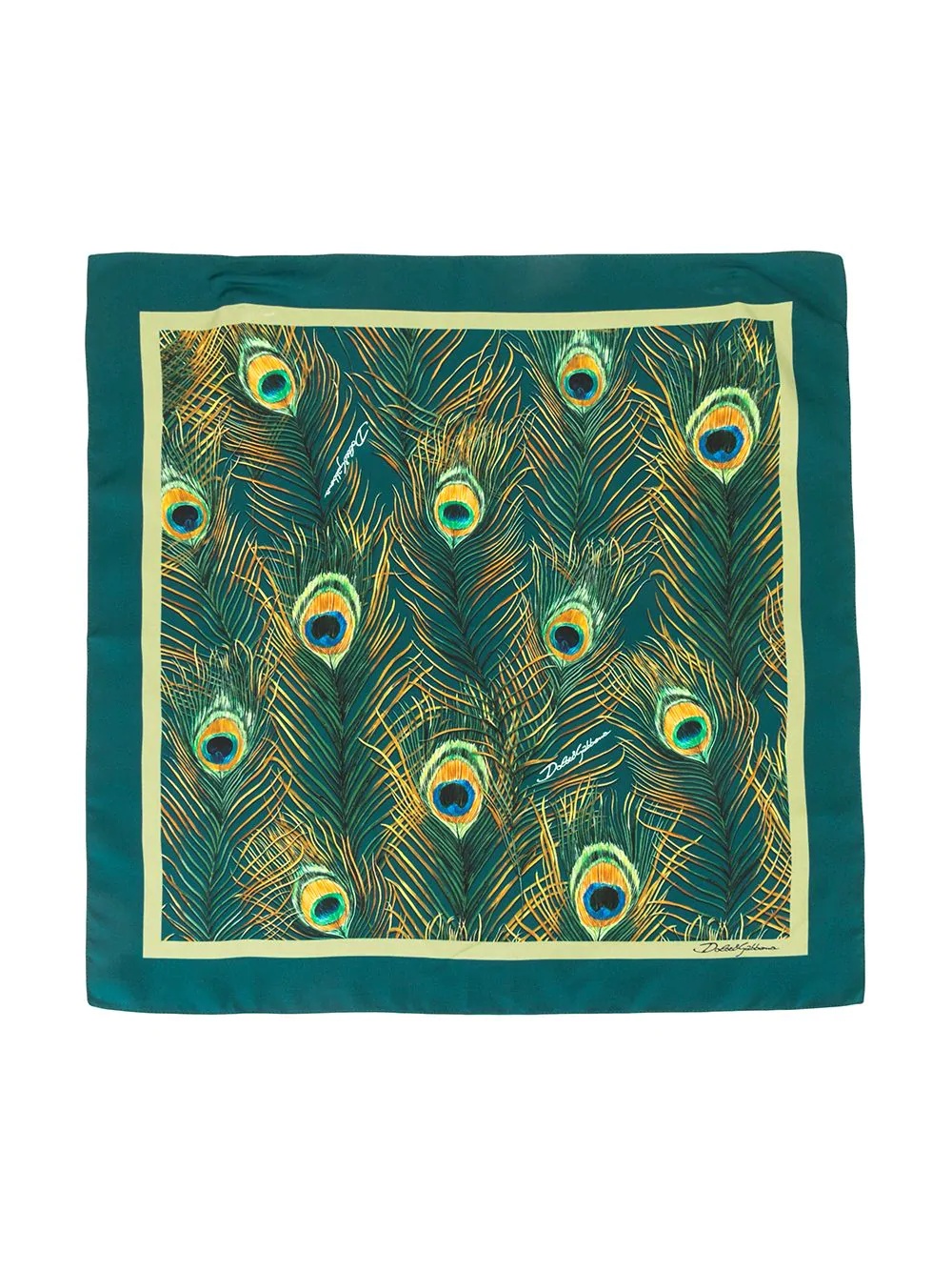 printed silk scarf - 3